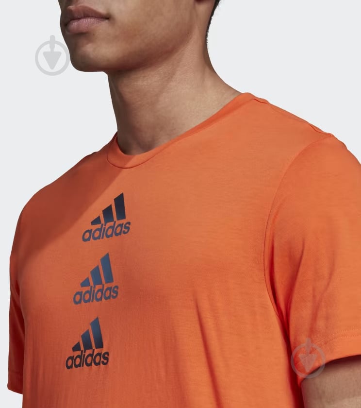 Футболка Adidas HM4802 р.L оранжевый - фото 4