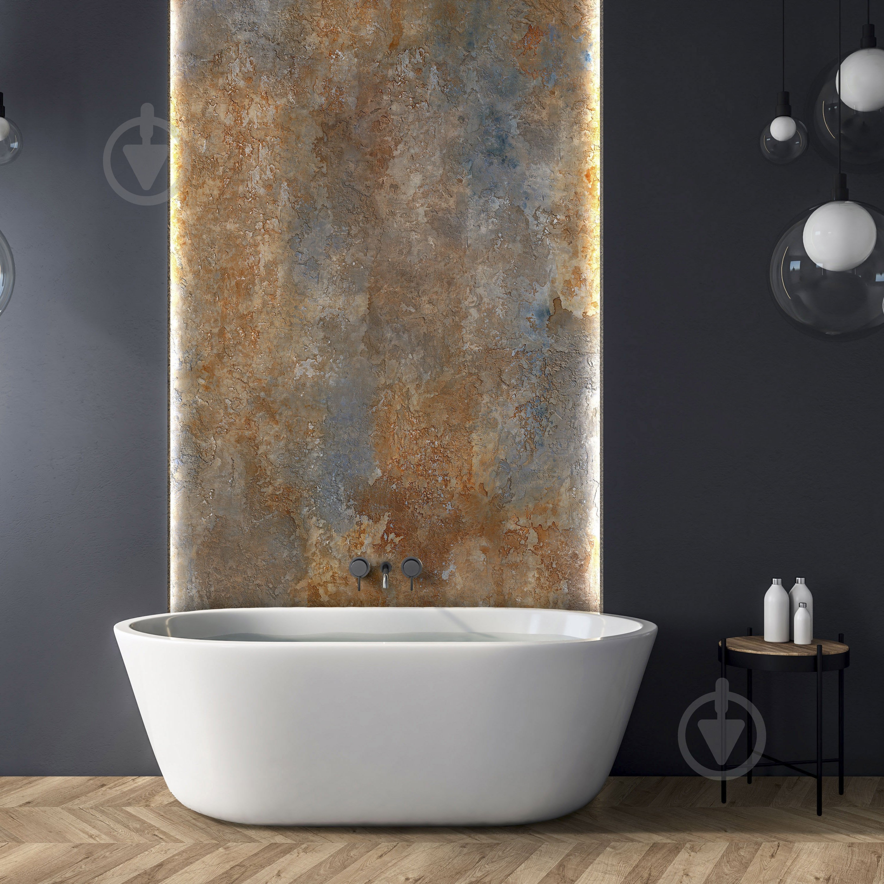 Панель SPC Rocko Metal Rusty Copper 2800х1230х3 мм (K104) - фото 1 Панель SPC Rocko Metal Rusty Copper 2800х1230х3 мм (K104) - фото 1