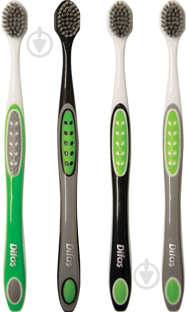 Зубная щетка Difas PRO-CLINIC BAMBOO CHARCOAL в ассортименте мягкая - фото 5 Зубная щетка Difas PRO-CLINIC BAMBOO CHARCOAL в ассортименте мягкая - фото 5