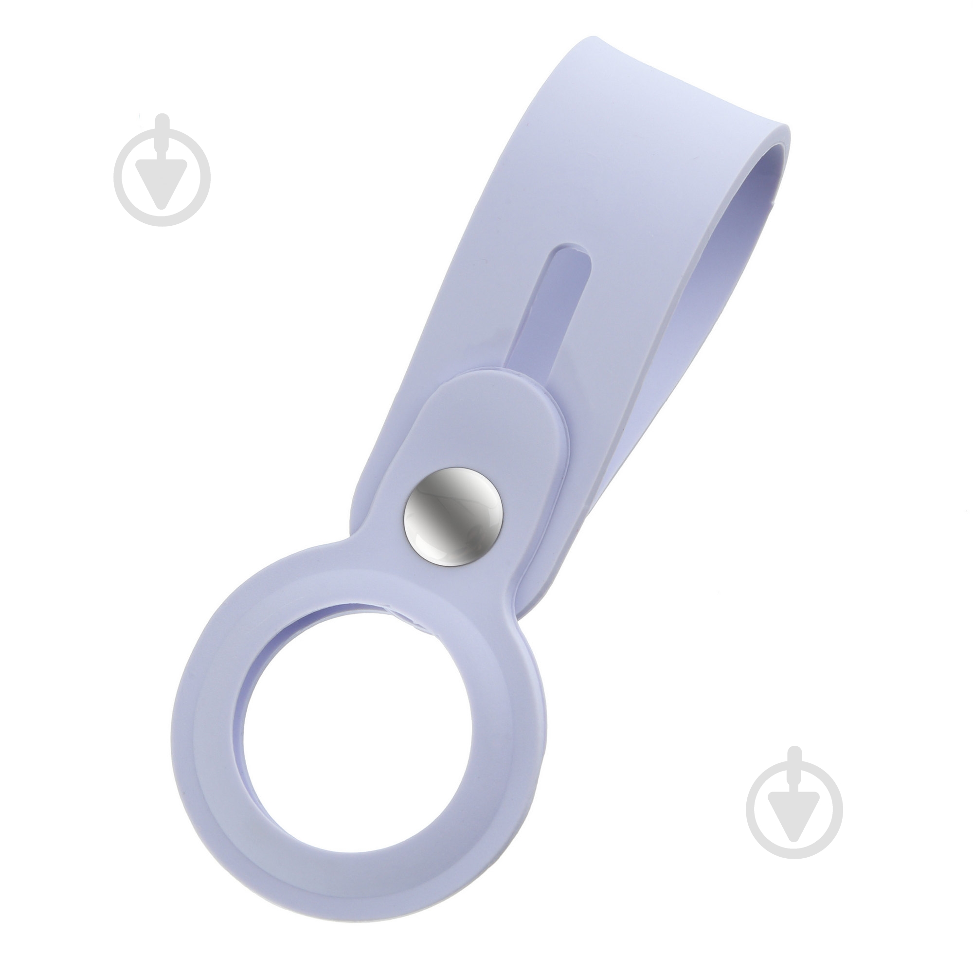 Чохол-брелок Armorstandart для AirTag Silicone Loop with Button Purple (ARM59156) - фото 1