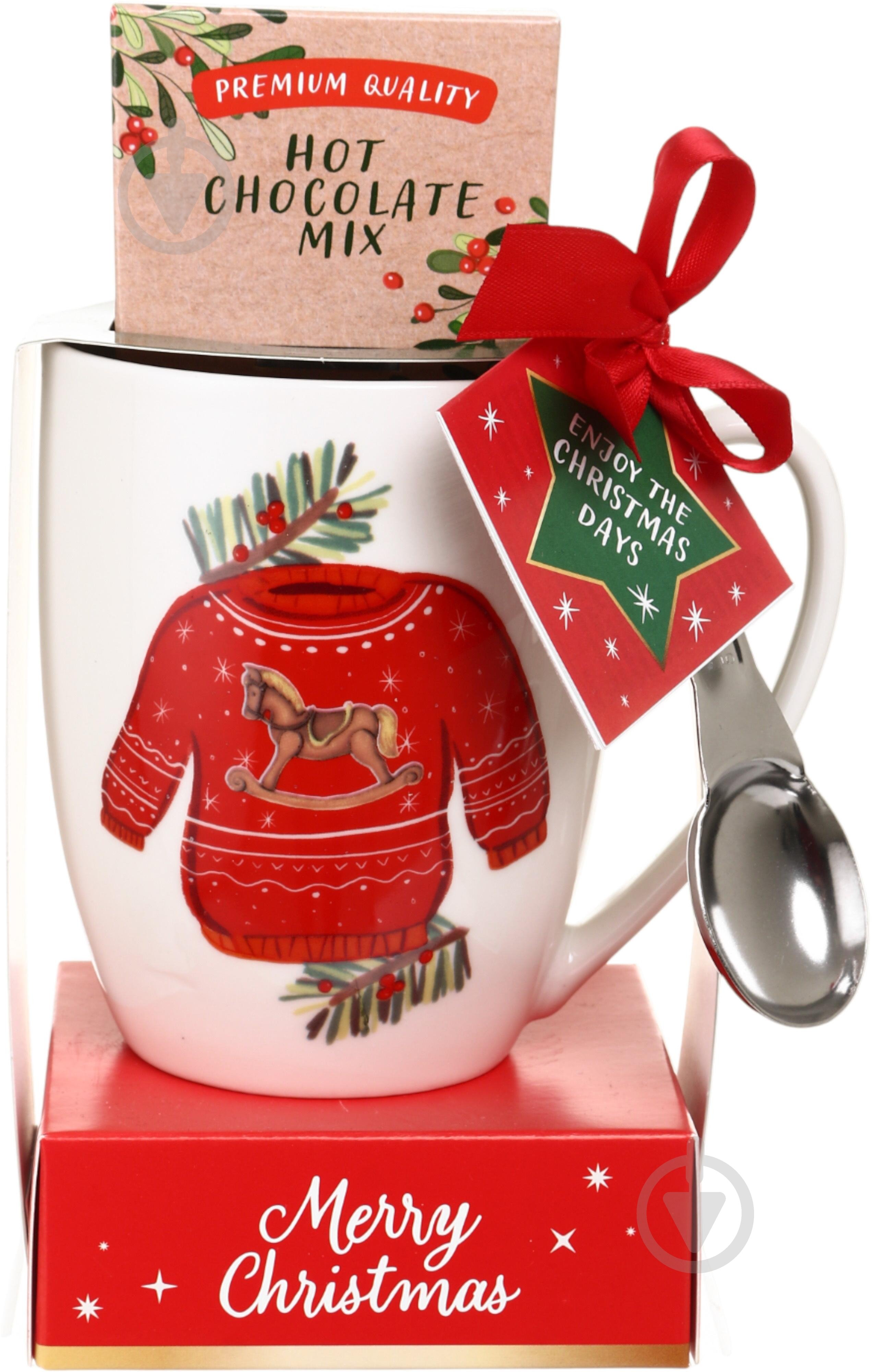 Набір подарунковий Excellent Houseware чашка та гарячий шоколад 20 г Merry Christmas в асортименті - фото 4 Набір подарунковий Excellent Houseware чашка та гарячий шоколад 20 г Merry Christmas в асортименті - фото 4
