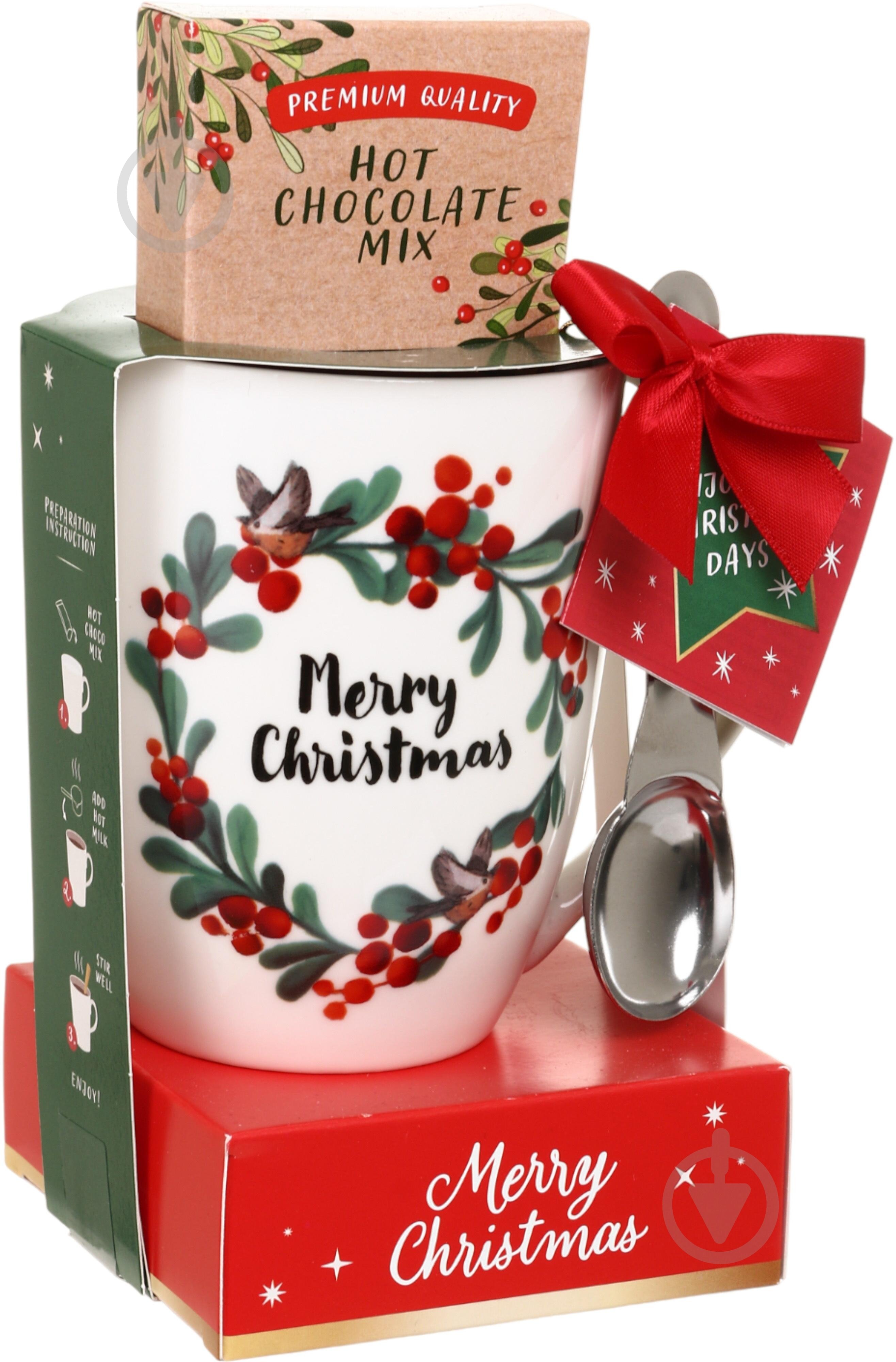 Набір подарунковий Excellent Houseware чашка та гарячий шоколад 20 г Merry Christmas в асортименті - фото 5 Набір подарунковий Excellent Houseware чашка та гарячий шоколад 20 г Merry Christmas в асортименті - фото 5