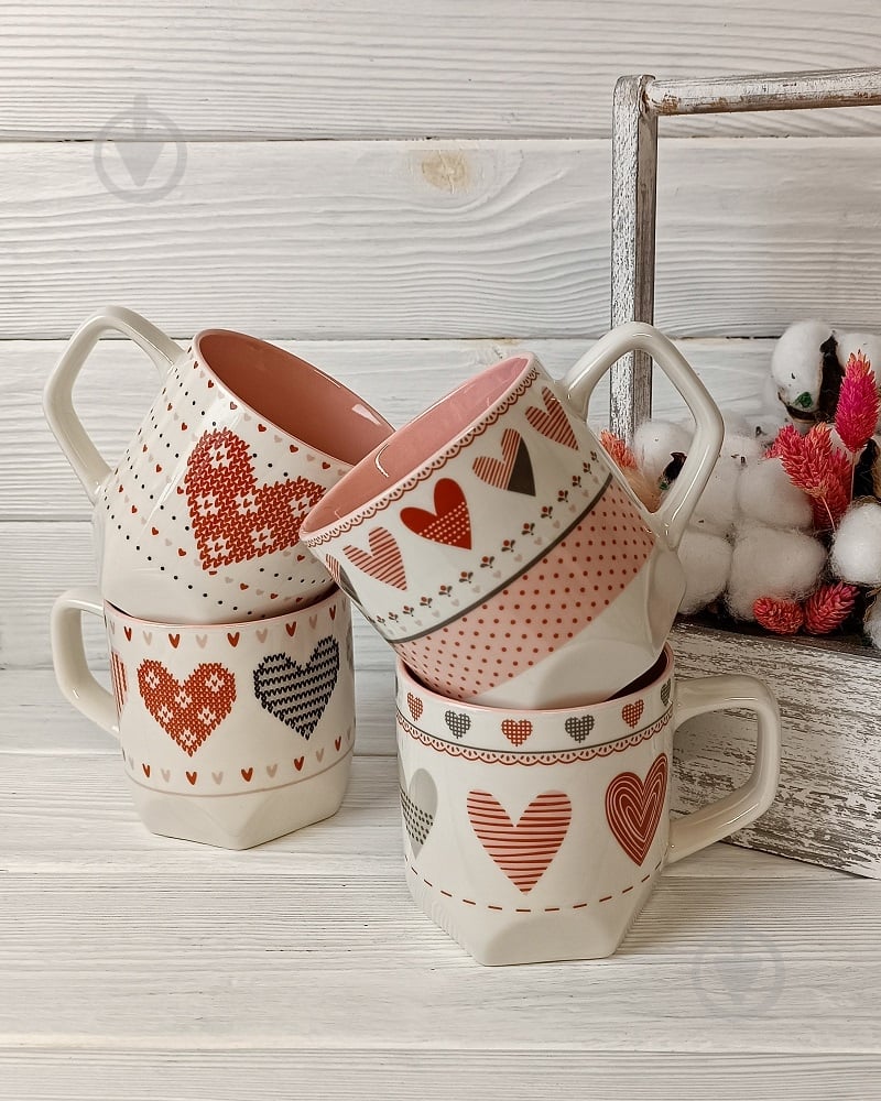 Чашка Vittora Орнаменти кохання 315 мл - фото 2 Чашка Vittora Орнаменти кохання 315 мл - фото 2