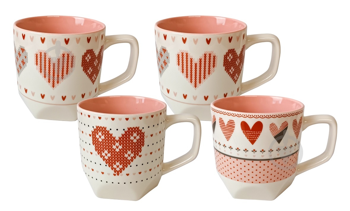 Чашка Vittora Орнаменти кохання 315 мл - фото 1 Чашка Vittora Орнаменти кохання 315 мл - фото 1