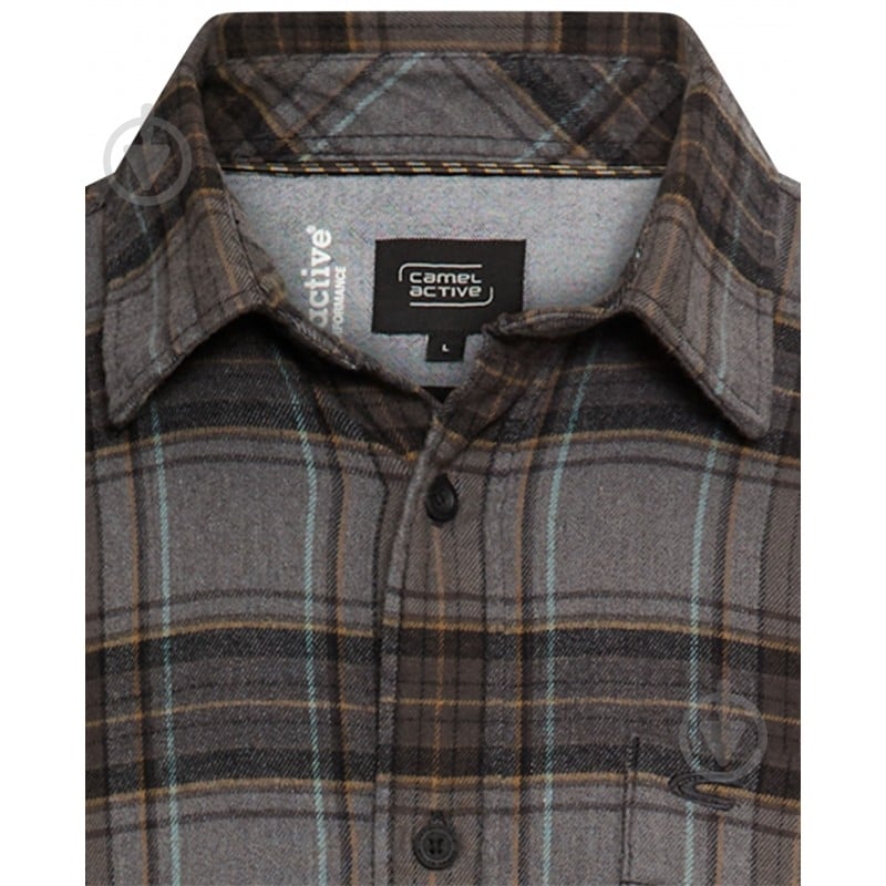 Сорочка Camel Active Longsleeve Shirt 409146-6S46-27 р. XXL сірий - фото 4