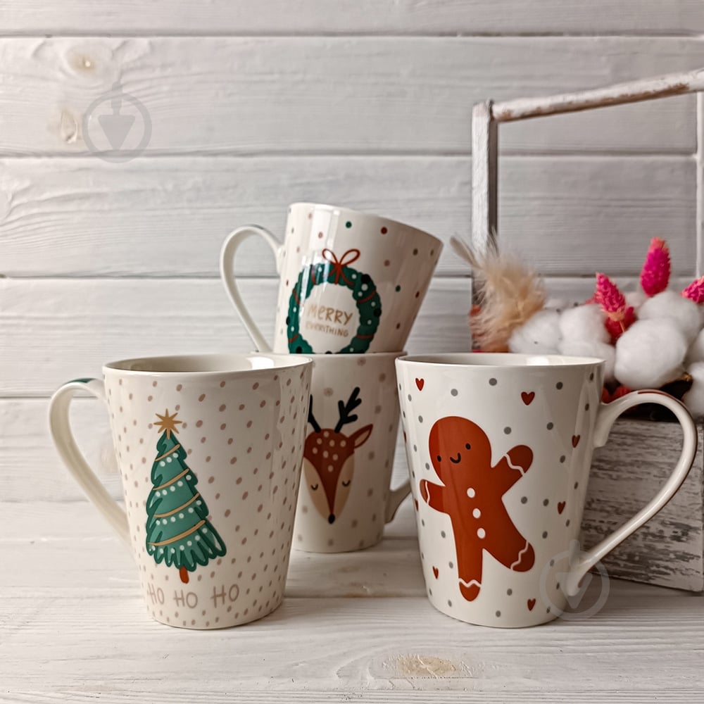 Чашка Vittora Новорічний стиль 380 мл в асортименті VT-C-330380 - фото 2 Чашка Vittora Новорічний стиль 380 мл в асортименті VT-C-330380 - фото 2