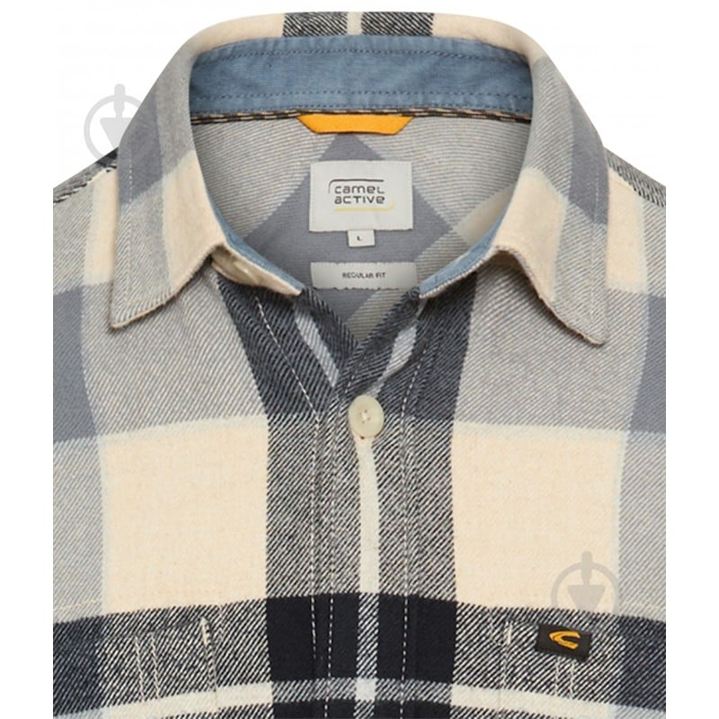 Рубашка Camel Active Longsleeve Shirt 409147-6S47-48 р. L мульти - фото 3 Рубашка Camel Active Longsleeve Shirt 409147-6S47-48 р. L мульти - фото 3