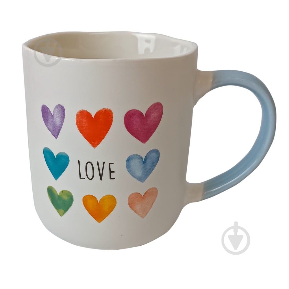 Чашка Vittora Яскраві серця 385 мл - фото 1 Чашка Vittora Яскраві серця 385 мл - фото 1