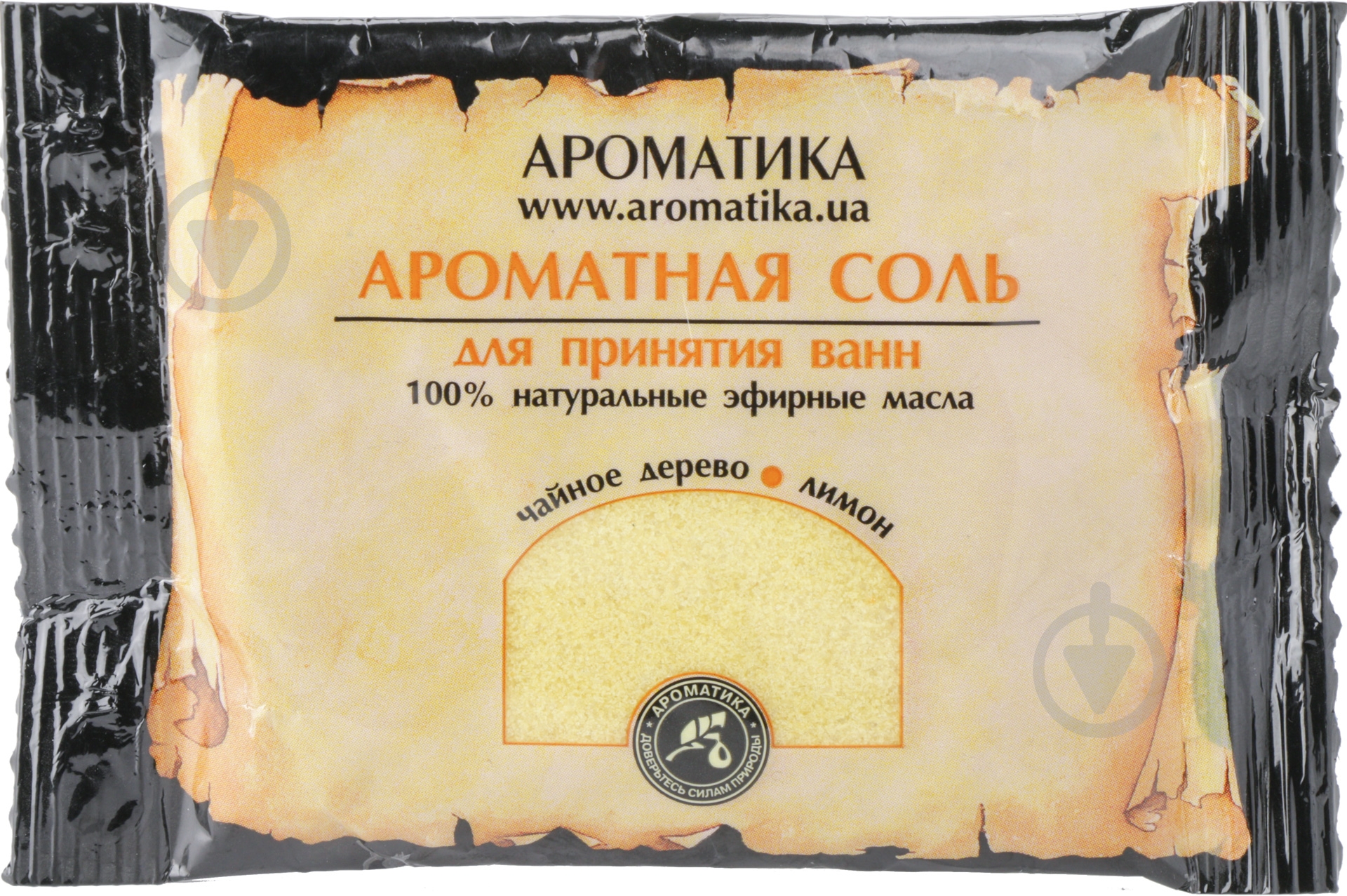 Соль для ванны Ароматика Чайное дерево и лимон 100 г - фото 1 Соль для ванны Ароматика Чайное дерево и лимон 100 г - фото 1
