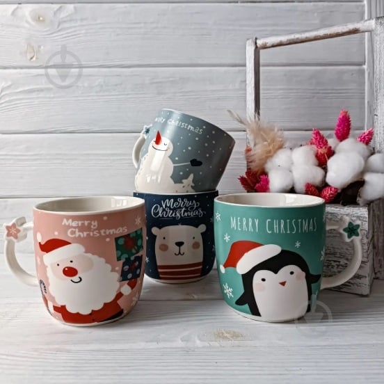 Чашка Vittora Рождественские поздравления 360 мл - фото 5