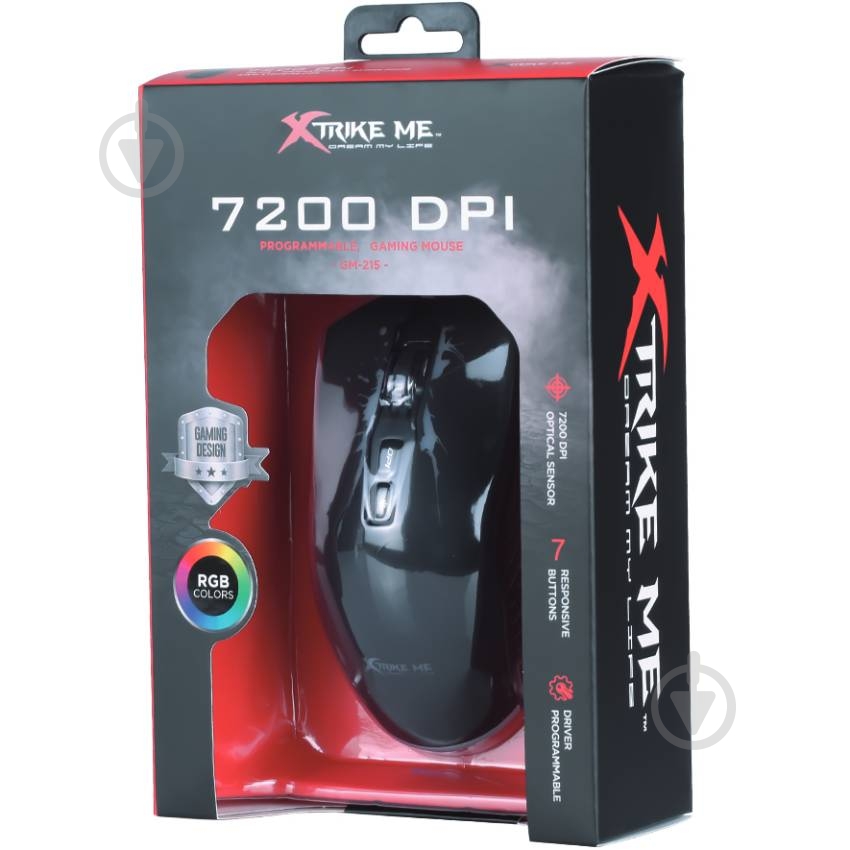 Мышь Xtrike ME black (GM-215) - фото 6 Мышь Xtrike ME black (GM-215) - фото 6