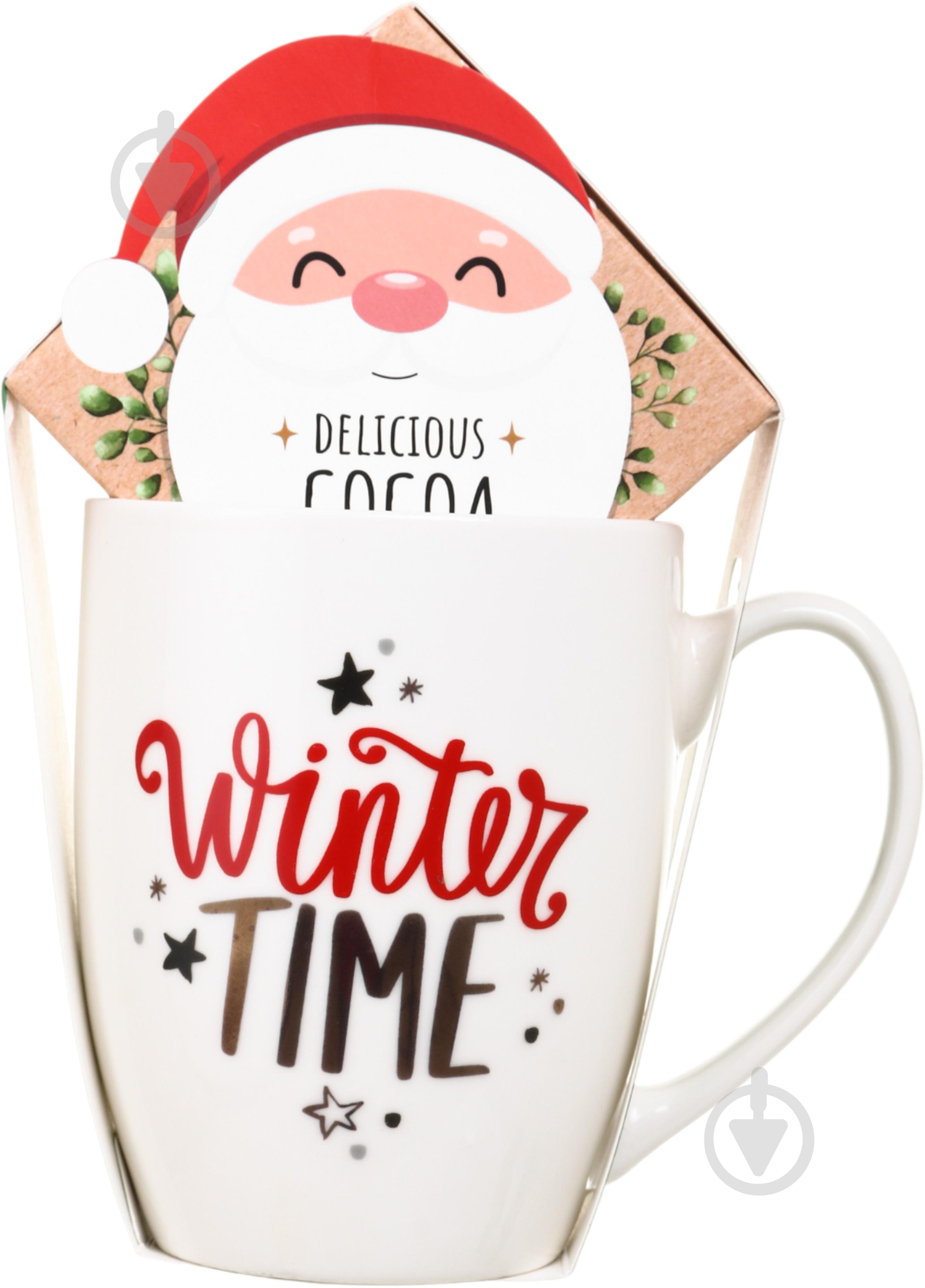 Набор подарочный Excellent Houseware чашка и шоколадные конфеты 40 г Santa в ассортименте - фото 1