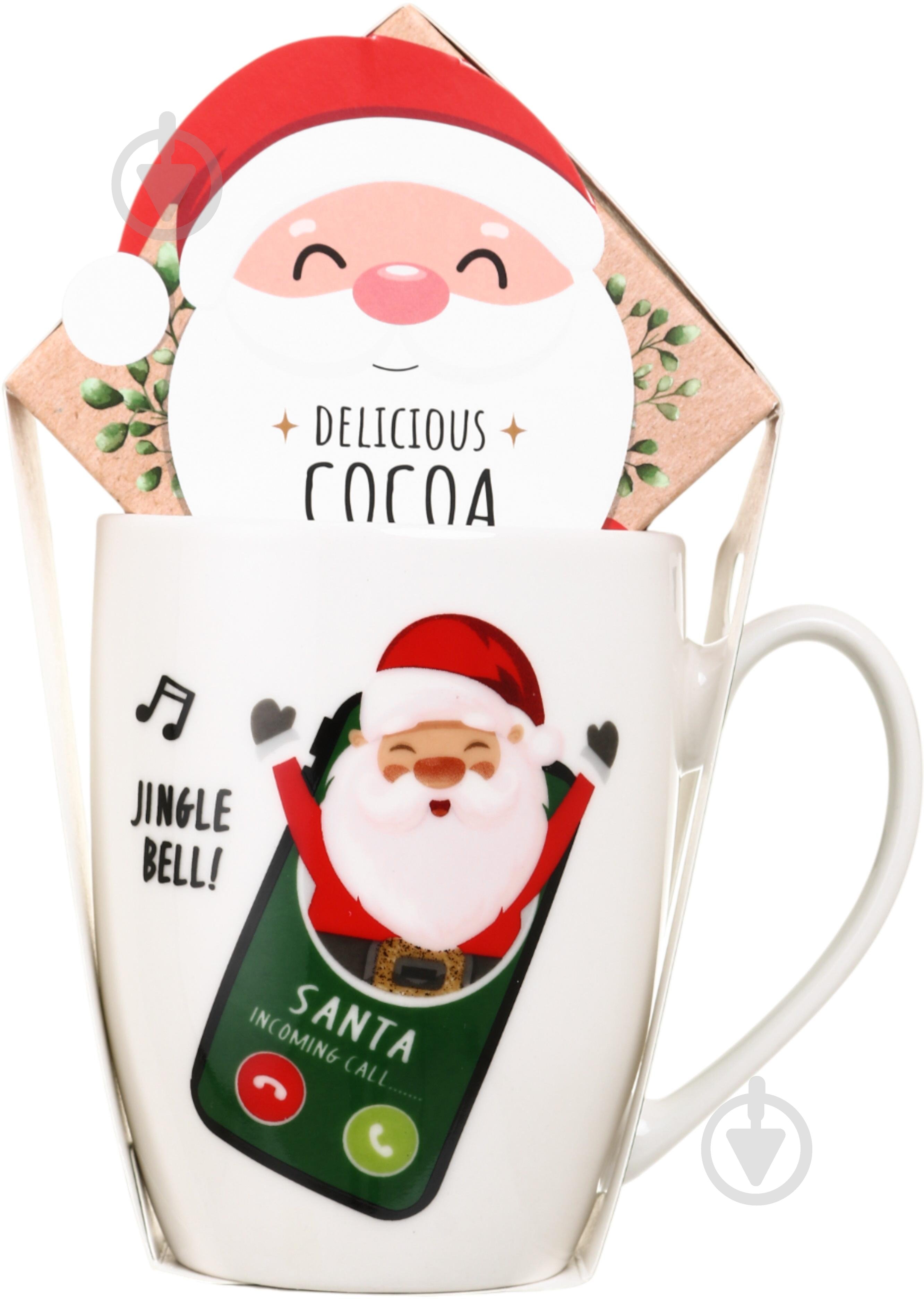 Набор подарочный Excellent Houseware чашка и шоколадные конфеты 40 г Santa в ассортименте - фото 3