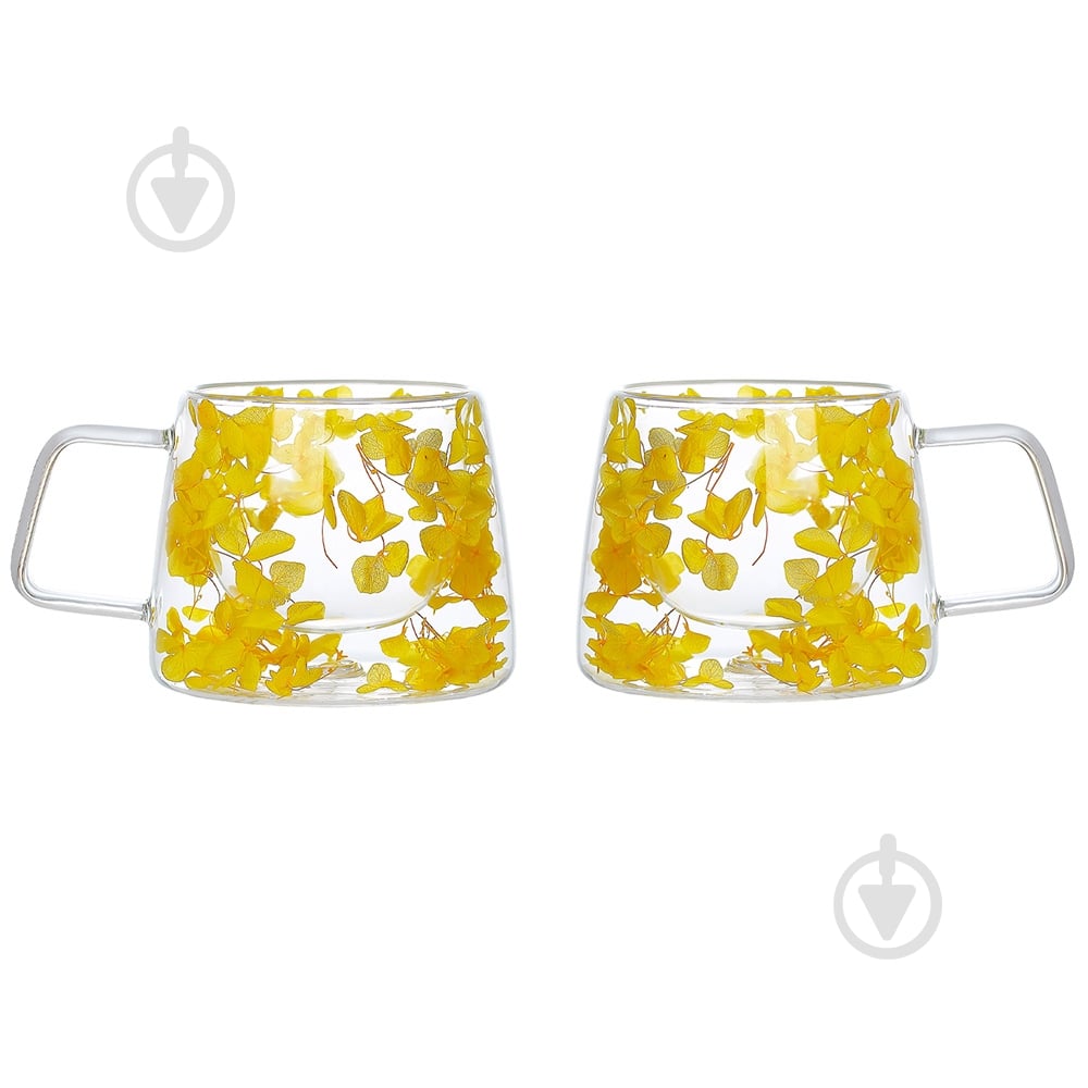 Набор чашек Vittora VT-5323-200 Солнечный луч с двойным дном 2 шт.. 200 мл - фото 1 Набор чашек Vittora VT-5323-200 Солнечный луч с двойным дном 2 шт.. 200 мл - фото 1