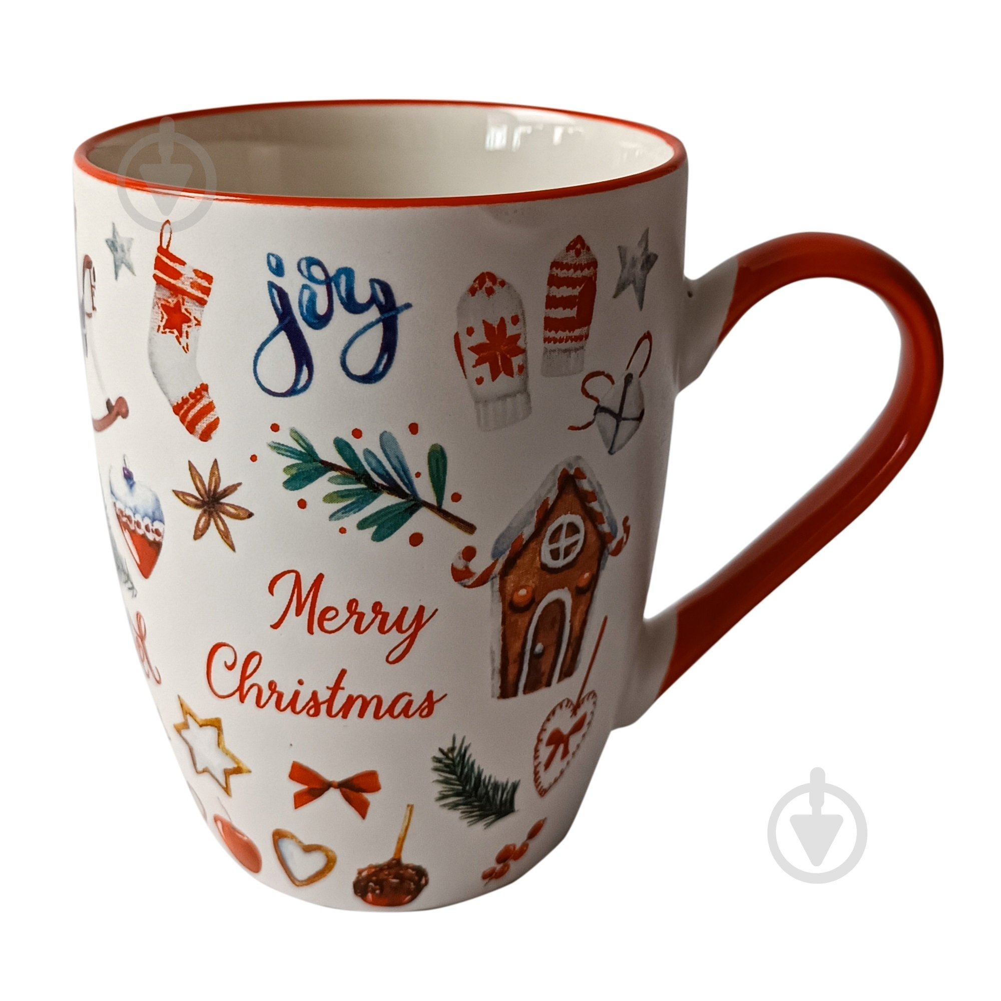 Чашка Vittora Рождественский переполох 340 мл - фото 4