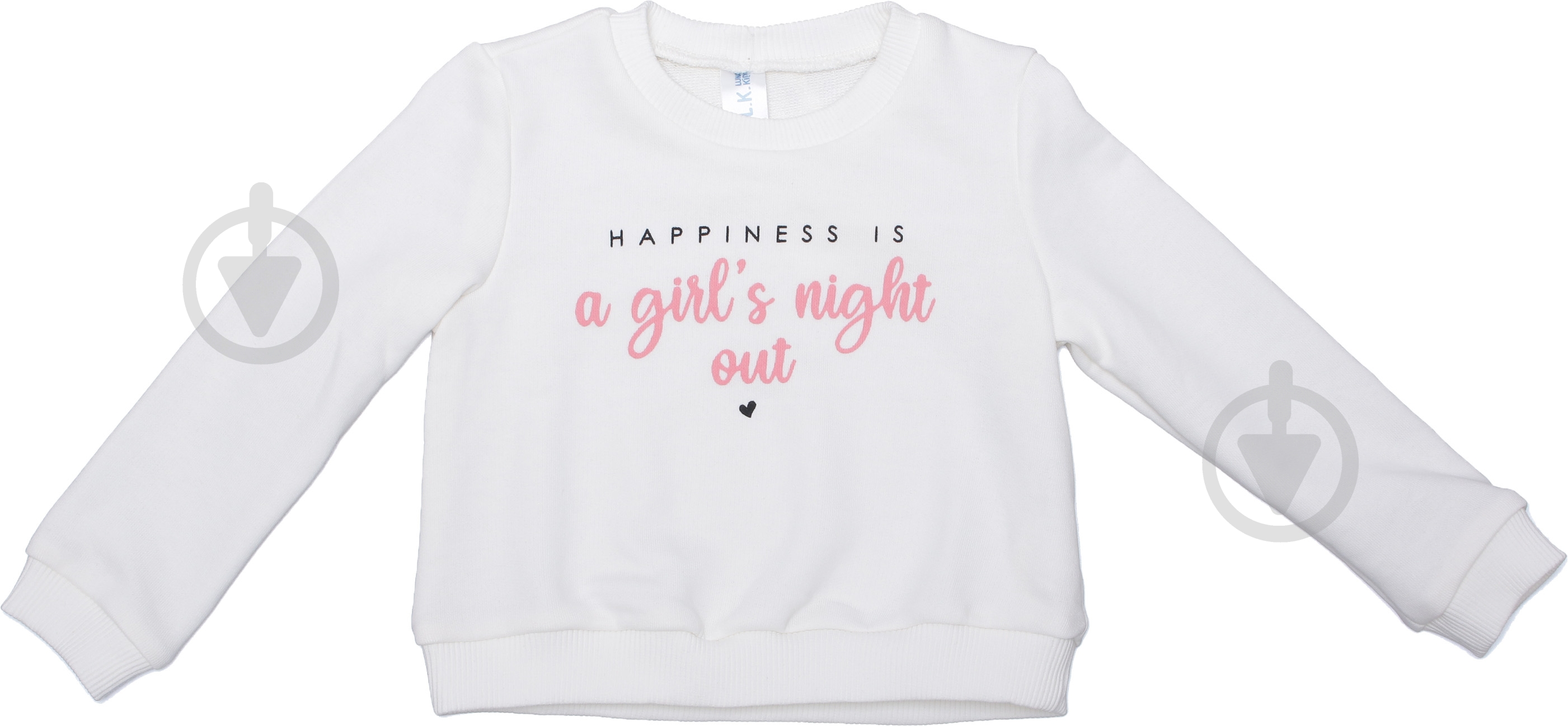 Реглан для девочки Luna Kids 4624/1 р.122 молочный - фото 1 Реглан для девочки Luna Kids 4624/1 р.122 молочный - фото 1