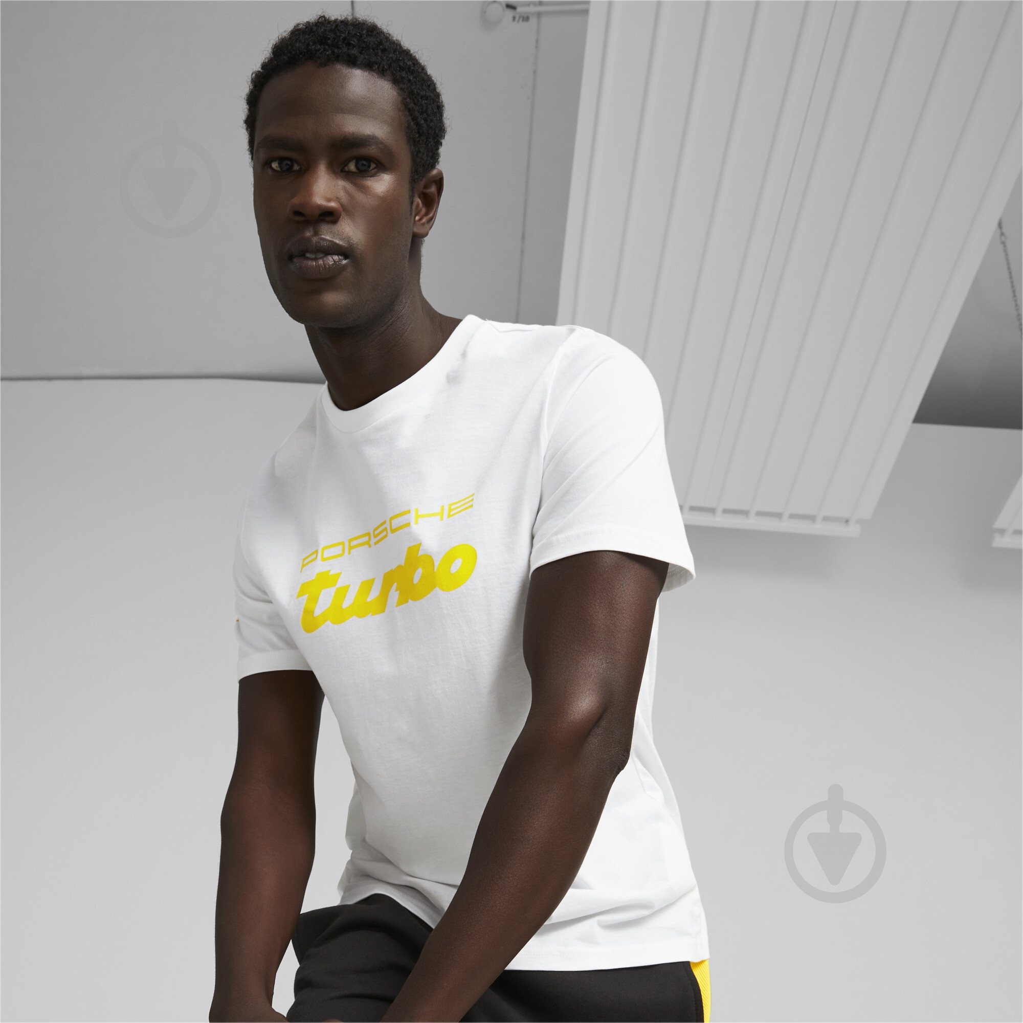 Футболка Puma PL LOGO TEE 53823607 р.M белый - фото 3