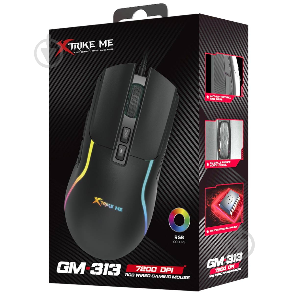 Мышь Xtrike ME black (GM-313) - фото 6 Мышь Xtrike ME black (GM-313) - фото 6