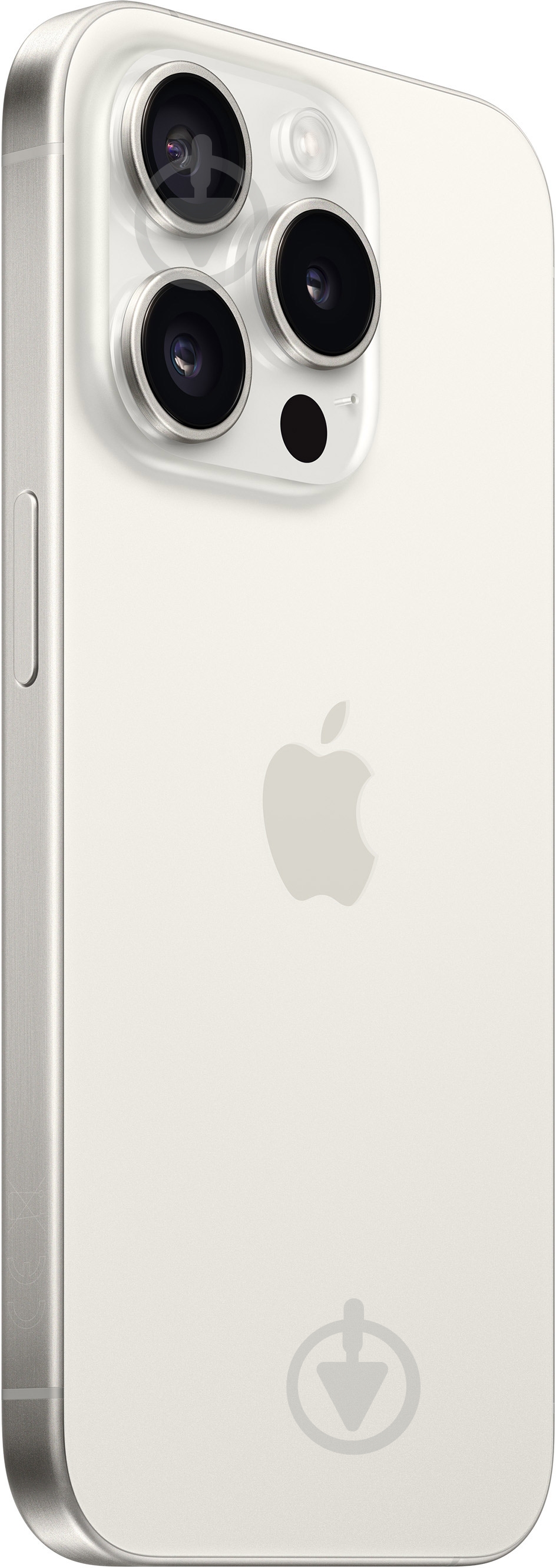 Смартфон Apple iPhone 15 Pro 128GB White Titanium (MTUW3RX/A) - фото 3