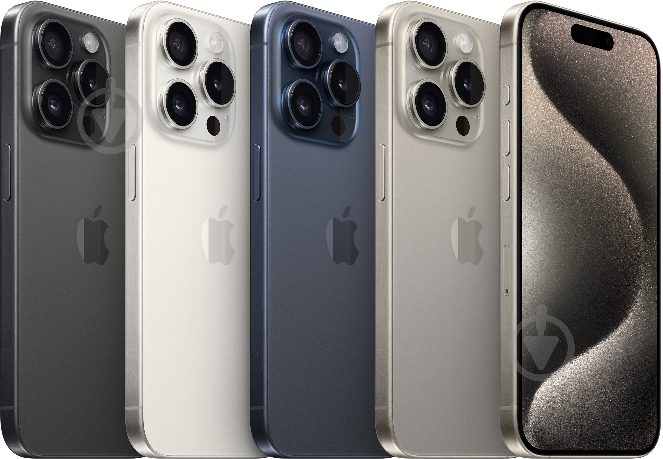Смартфон Apple iPhone 15 Pro 128GB White Titanium (MTUW3RX/A) - фото 7