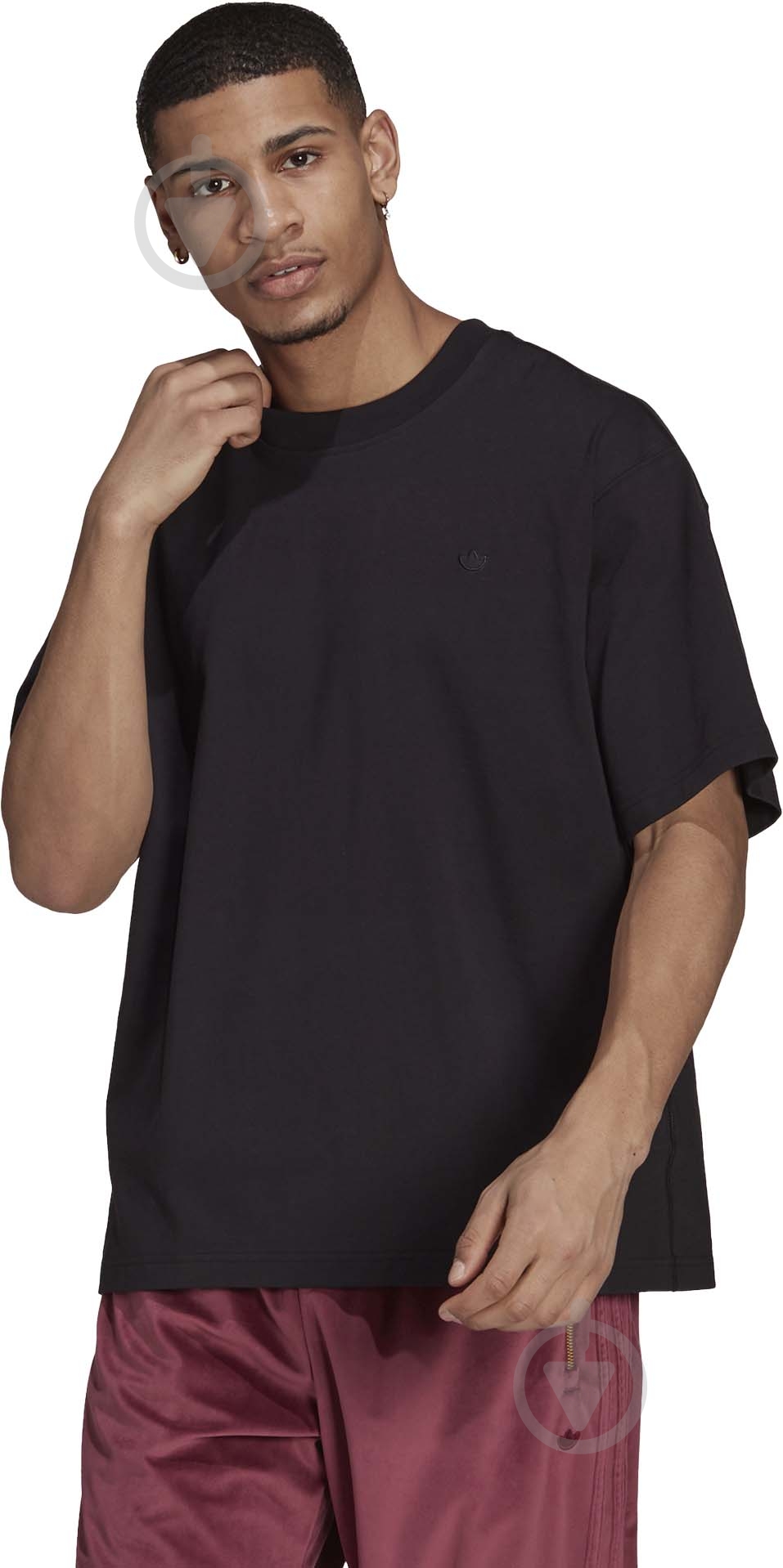 Футболка Adidas C TEE H09172 р.S черный - фото 2