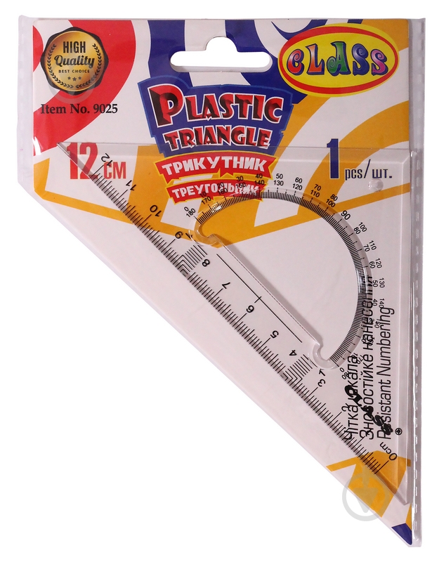 Треугольник 12 см 45° 9025 CLASS - фото 1