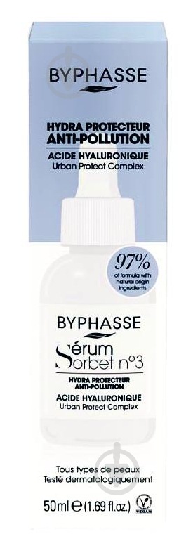 Сироватка Byphasse Sorbet №3 50 мл - фото 1 Сироватка Byphasse Sorbet №3 50 мл - фото 1