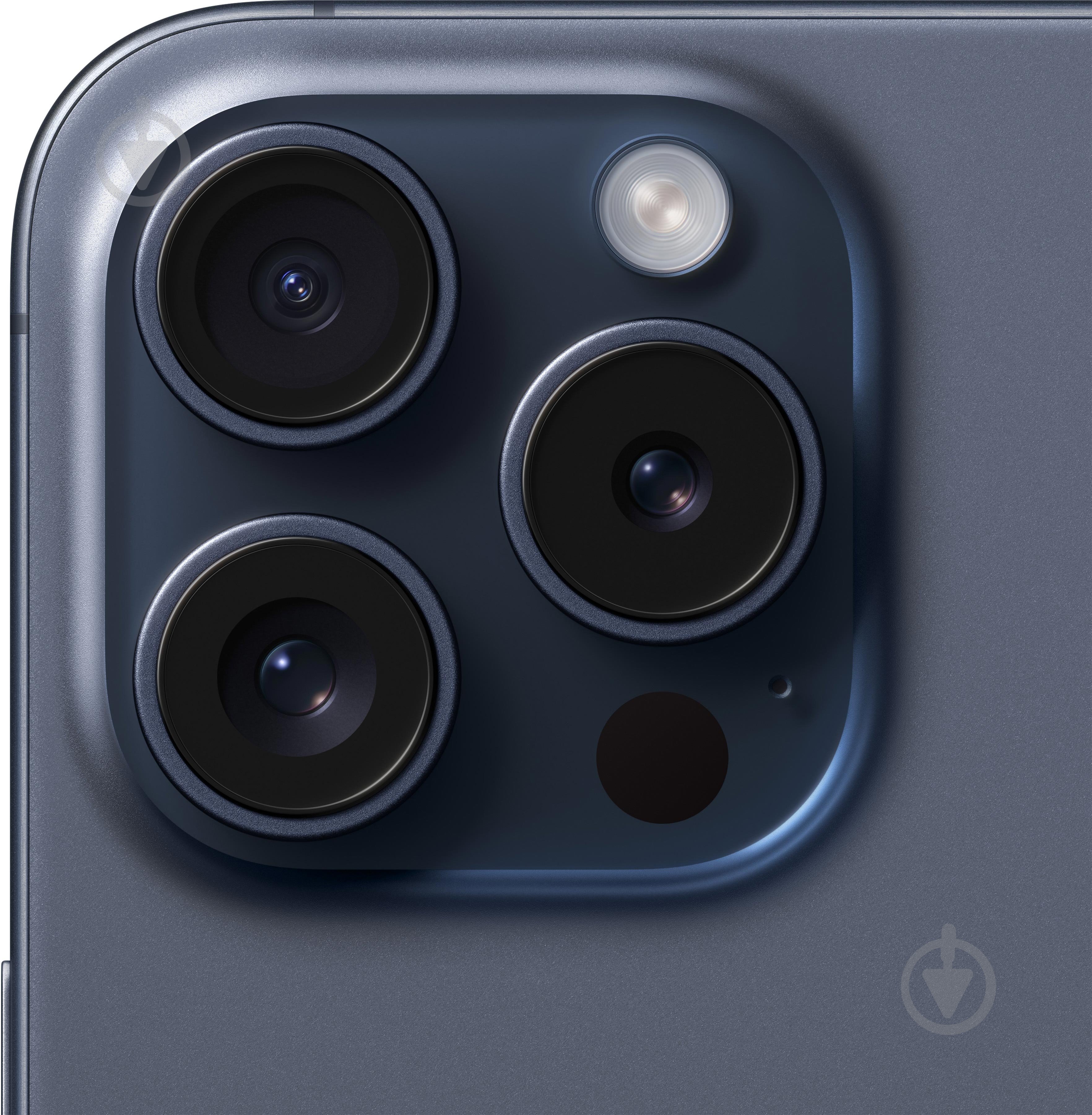 Смартфон Apple iPhone 15 Pro 256GB Blue Titanium (MTV63RX/A) - фото 5