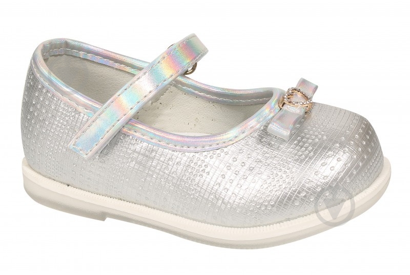 Туфли для девочки ТОМ.М р.22 серебряный 7199С - фото 1