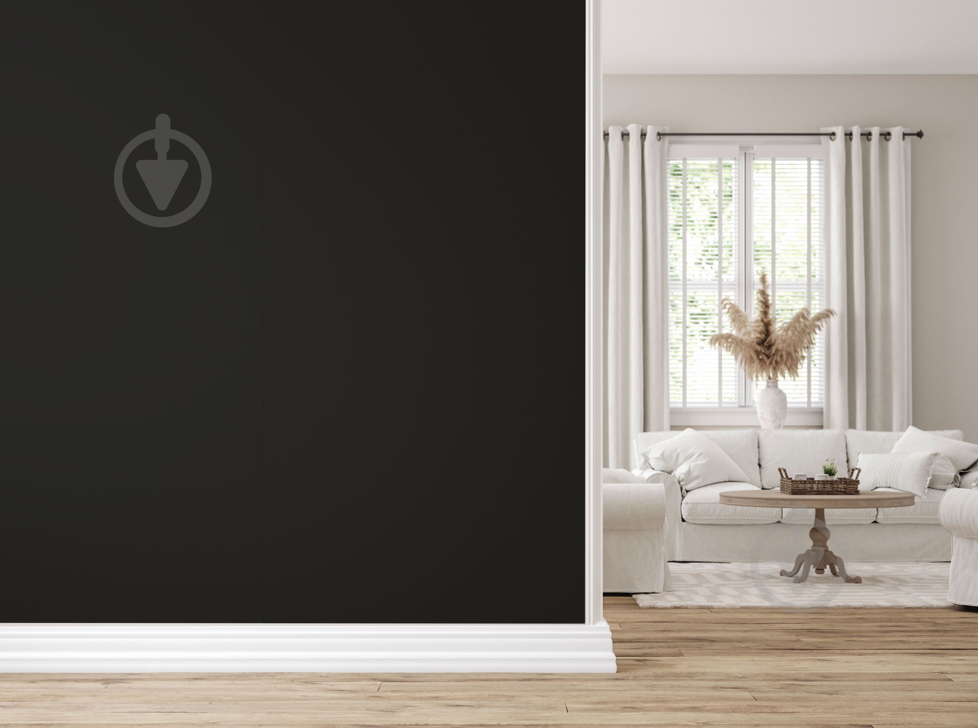 Панель SPC Rocko Color Black 2800х1230х3 мм (0190) - фото 1