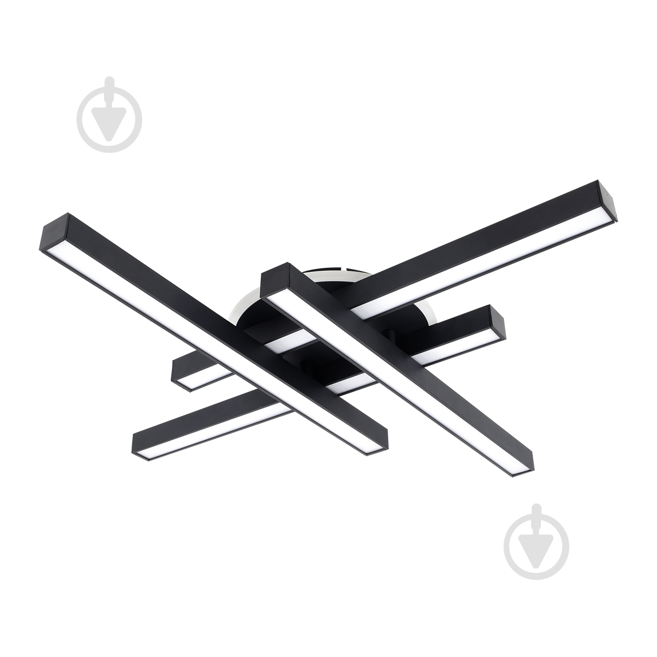 Люстра стельова NEW ARTIER Rainart-4-1 BK 75 Вт чорний - фото 1 Люстра стельова NEW ARTIER Rainart-4-1 BK 75 Вт чорний - фото 1