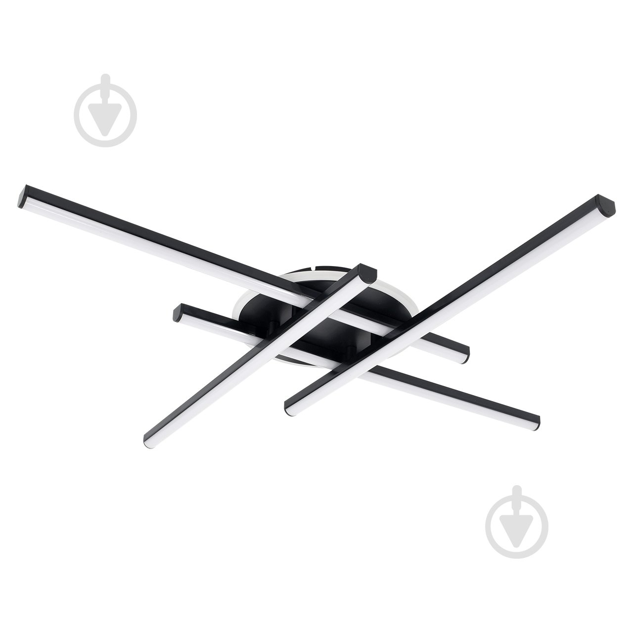 Люстра стельова NEW ARTIER STEUART 4-1-SL-BK 65 Вт чорний - фото 1 Люстра стельова NEW ARTIER STEUART 4-1-SL-BK 65 Вт чорний - фото 1