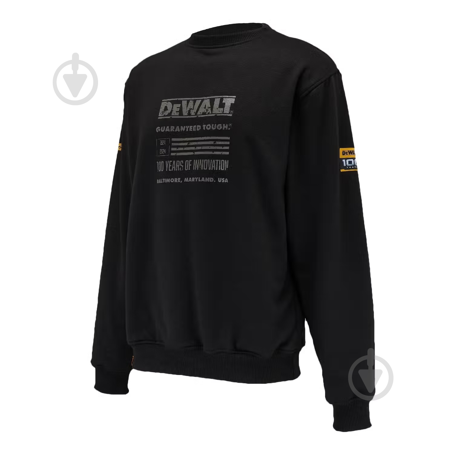 Свитшот DeWalt DWC237-001-XXL 103 YEAR LOGO SWEATSHIR р. XXL DWC237-001-XXL - фото 2