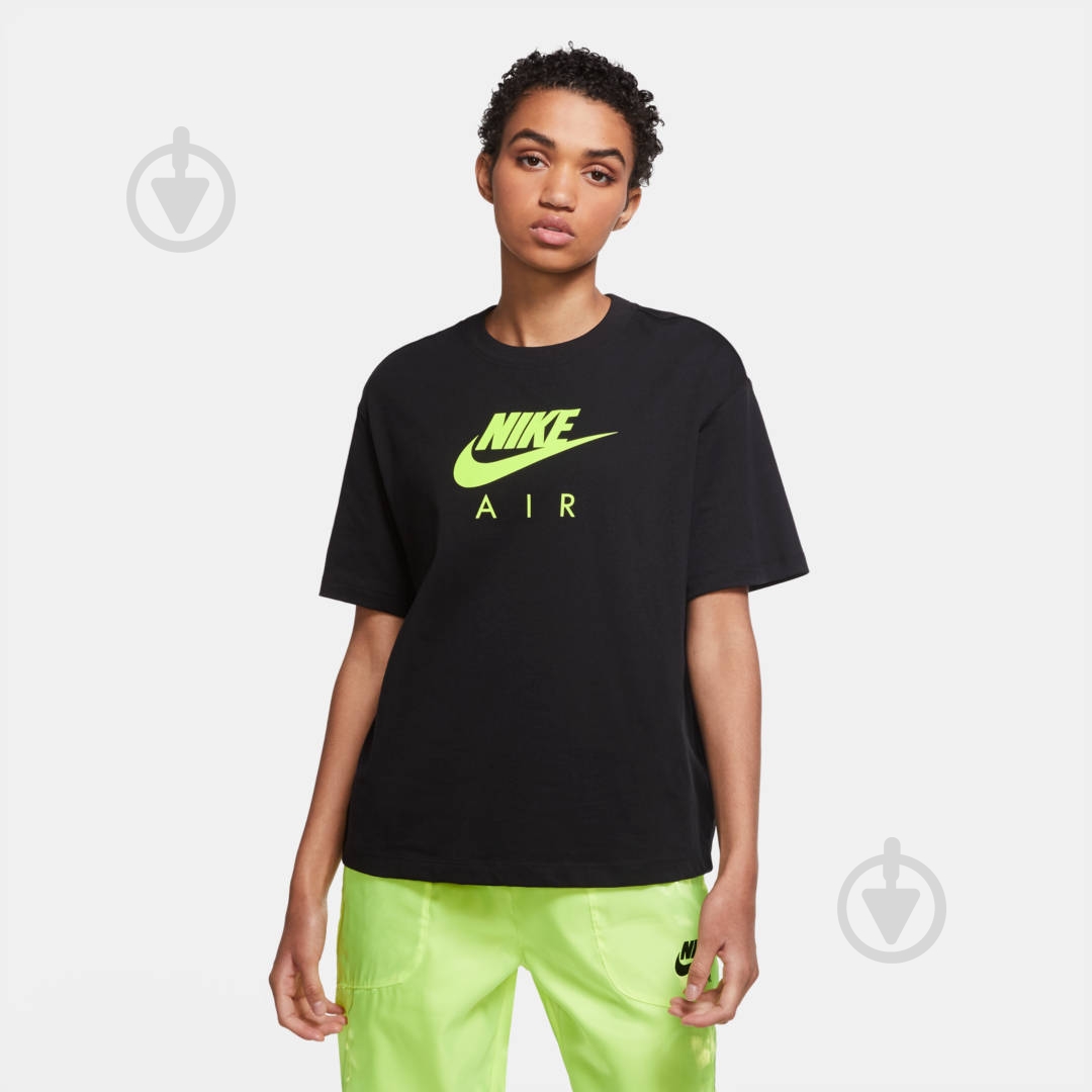 Футболка Nike W NSW AIR TOP SS BF CU5558-011 р.M черный - фото 4