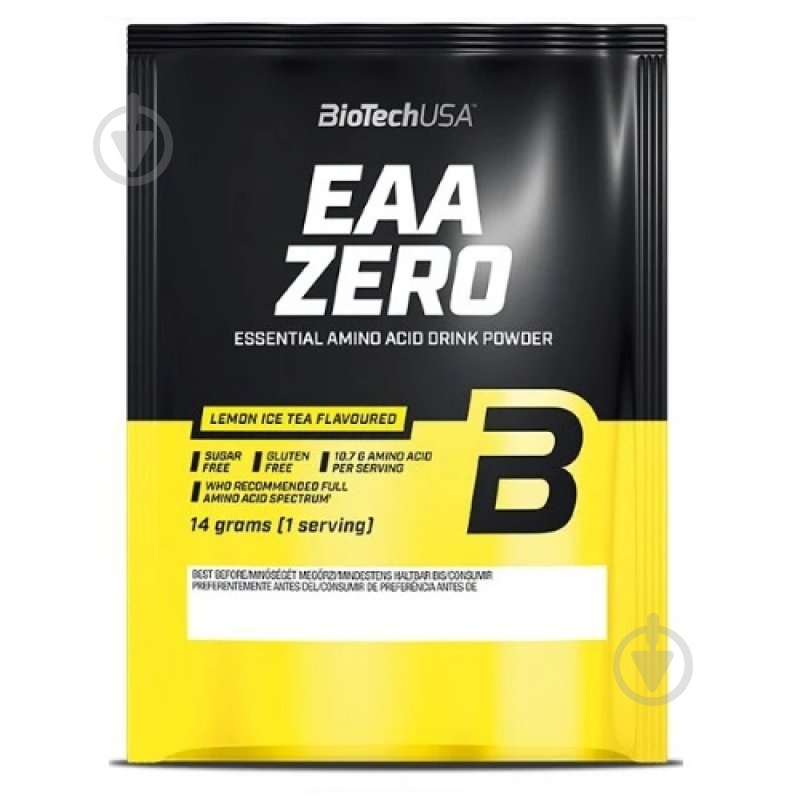 Аминокислоты BioTechUSA EAA ZERO голубой виноград 14 г 1 порц. - фото 1 Аминокислоты BioTechUSA EAA ZERO голубой виноград 14 г 1 порц. - фото 1