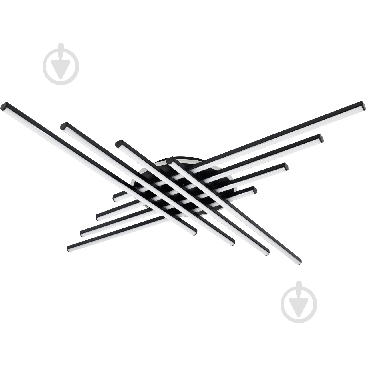 Люстра стельова NEW ARTIER STEUART 8-1-SL-BK 150 Вт чорний - фото 1 Люстра стельова NEW ARTIER STEUART 8-1-SL-BK 150 Вт чорний - фото 1