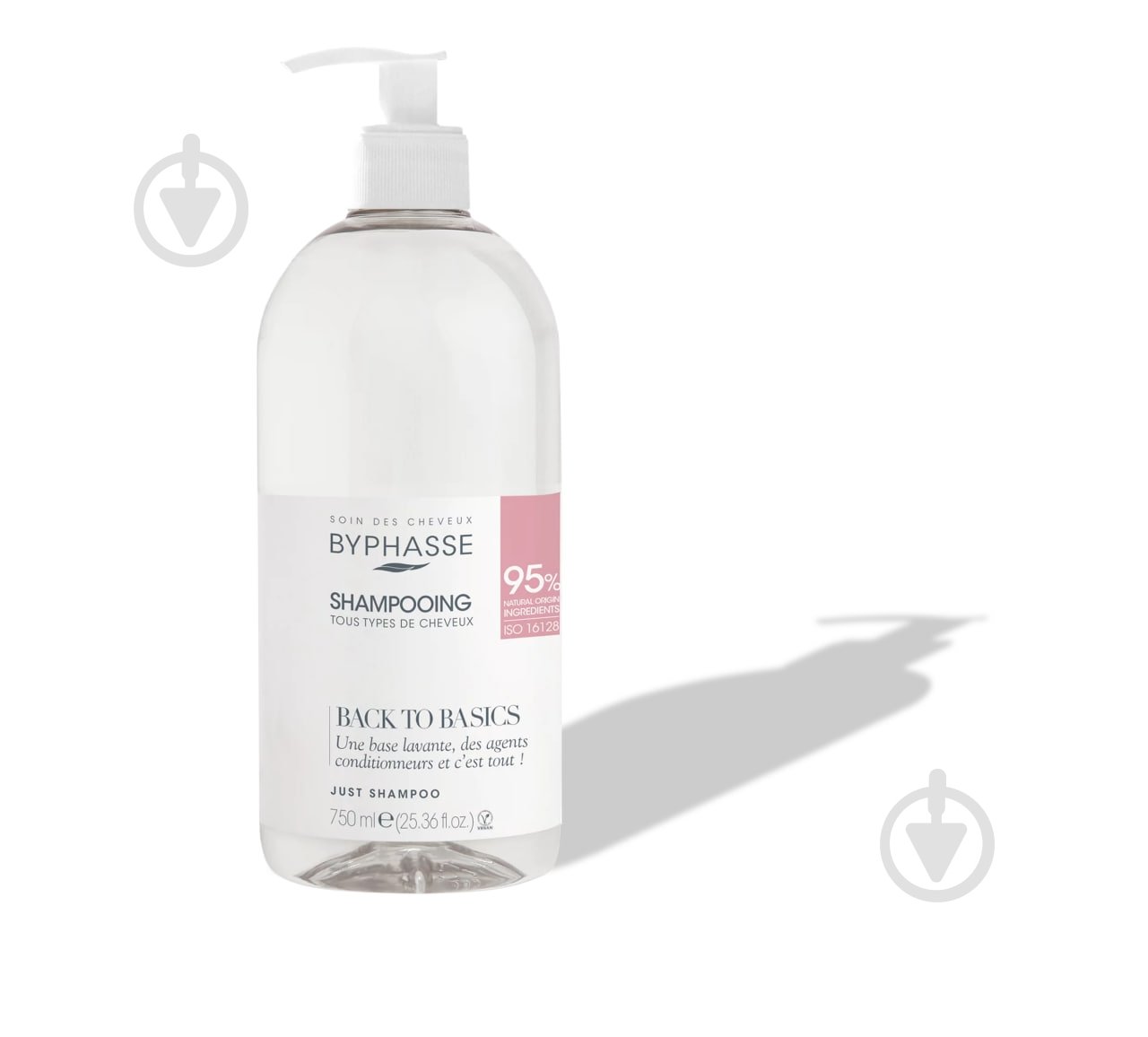 Шампунь Byphasse для всех типов волос ( помпа) 750 мл - фото 1