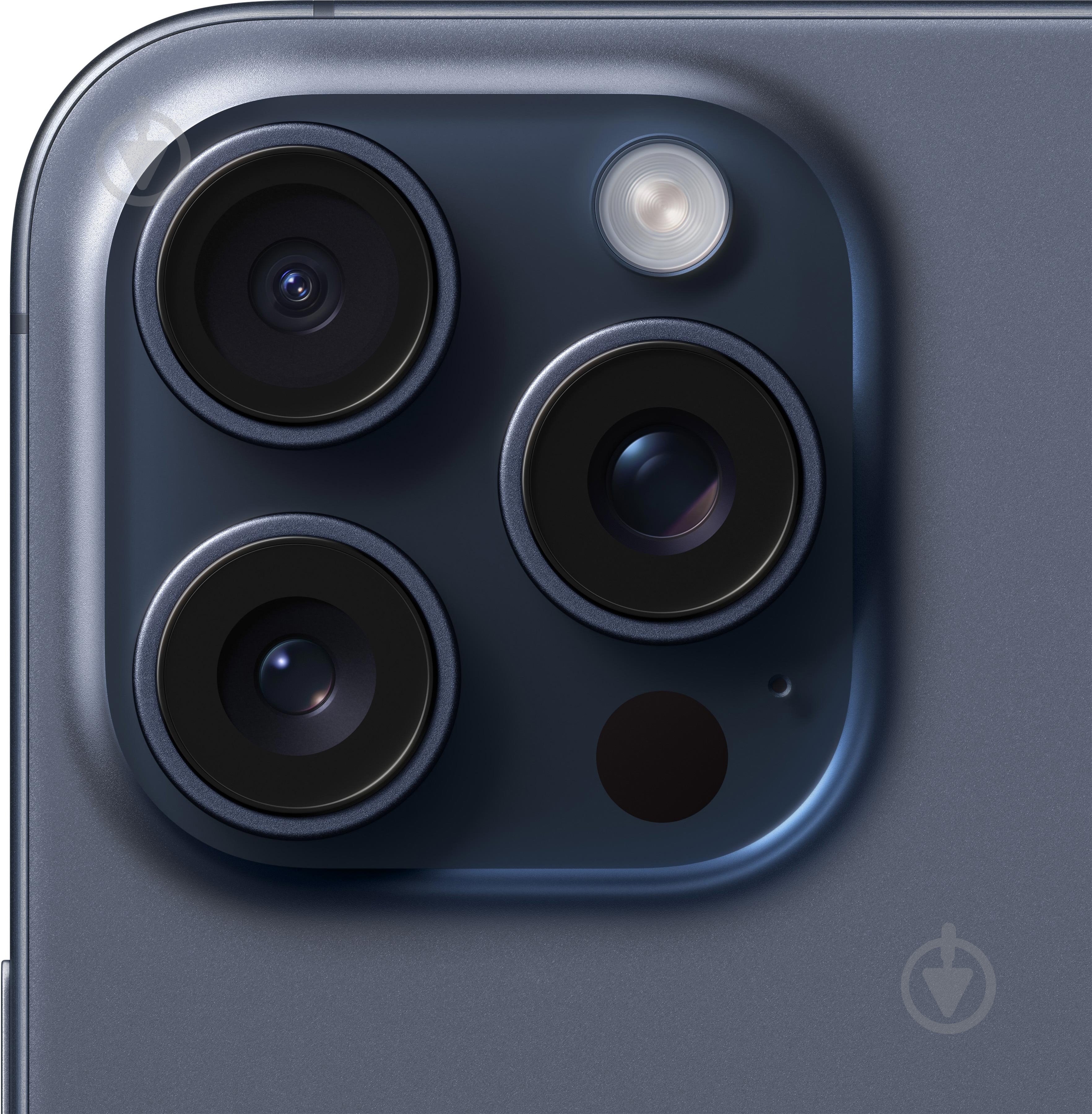 Смартфон Apple iPhone 15 Pro Max 256GB Blue Titanium (MU7A3RX/A) - фото 5