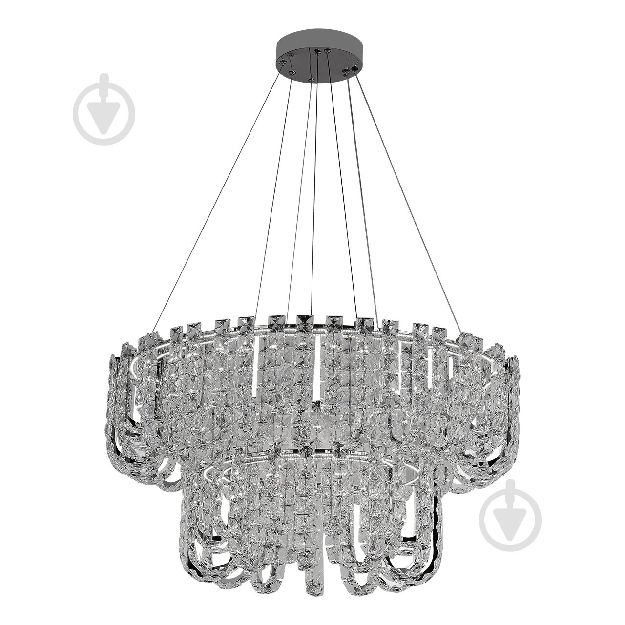 Люстра підвісна NEW ARTIER CRISTAL-ART CHR 148 Вт хром - фото 1 Люстра підвісна NEW ARTIER CRISTAL-ART CHR 148 Вт хром - фото 1