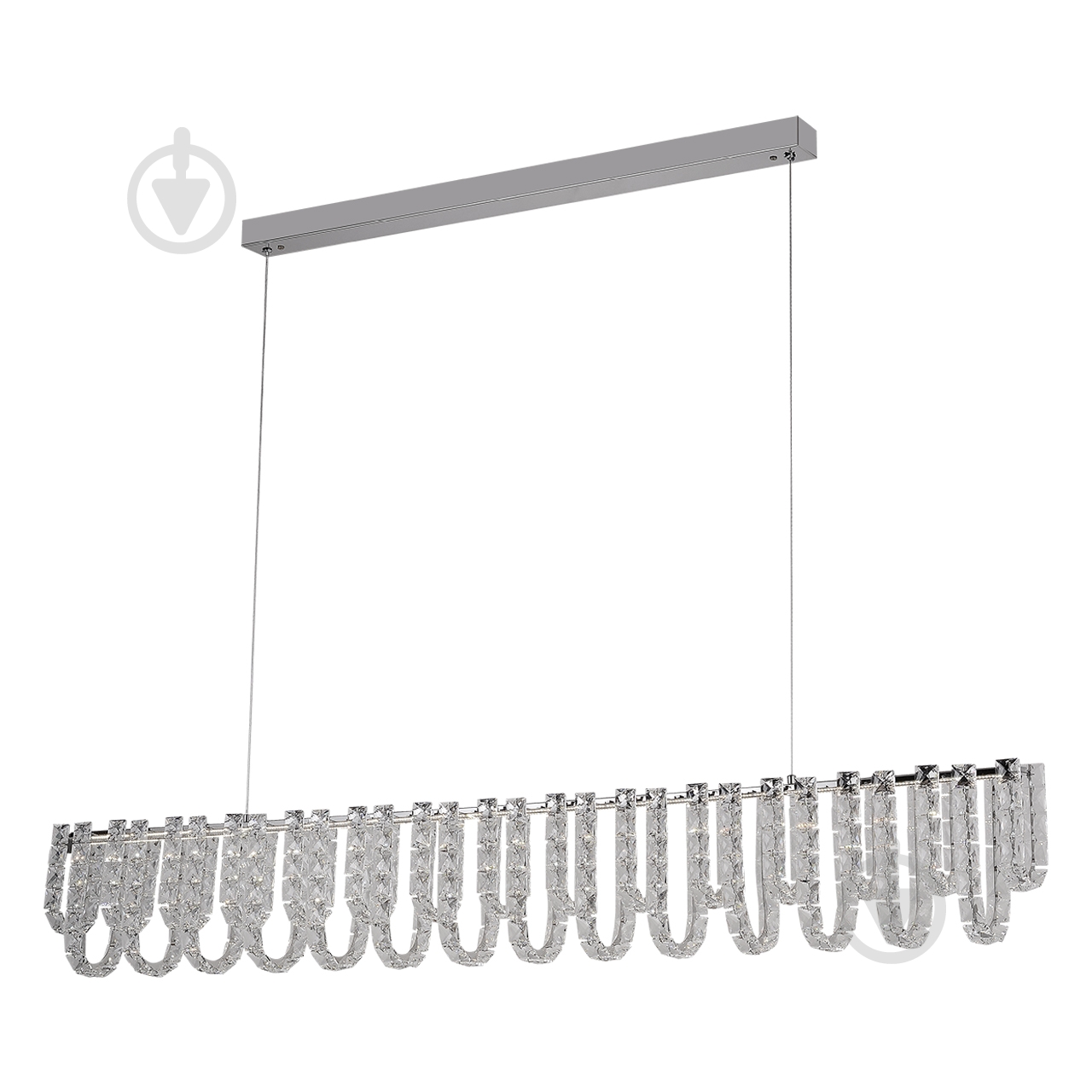 Люстра подвесная NEW ARTIER CRISTAL-ART CHR 88 Вт хром - фото 1