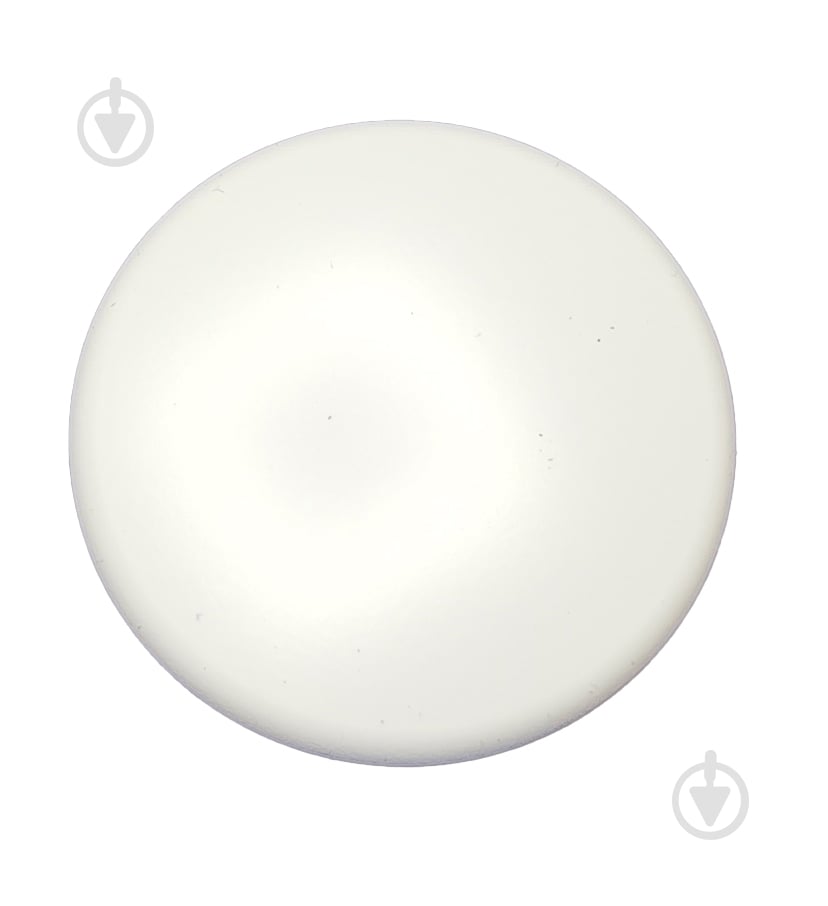 Меблева ручка кнопка Poliplast 428 на один отвір мм білий матовий - фото 1 Меблева ручка кнопка Poliplast 428 на один отвір мм білий матовий - фото 1