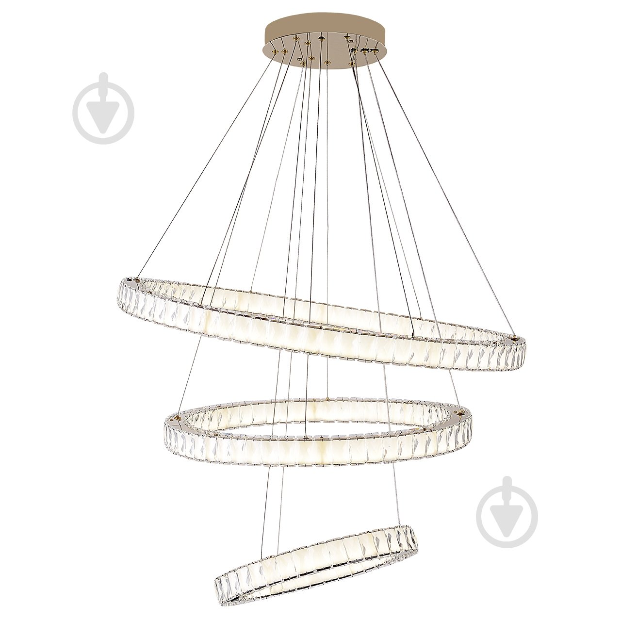 Люстра підвісна NEW ARTIER CRISTAL-ART GD 264 Вт Золотиста - фото 2 Люстра підвісна NEW ARTIER CRISTAL-ART GD 264 Вт Золотиста - фото 2