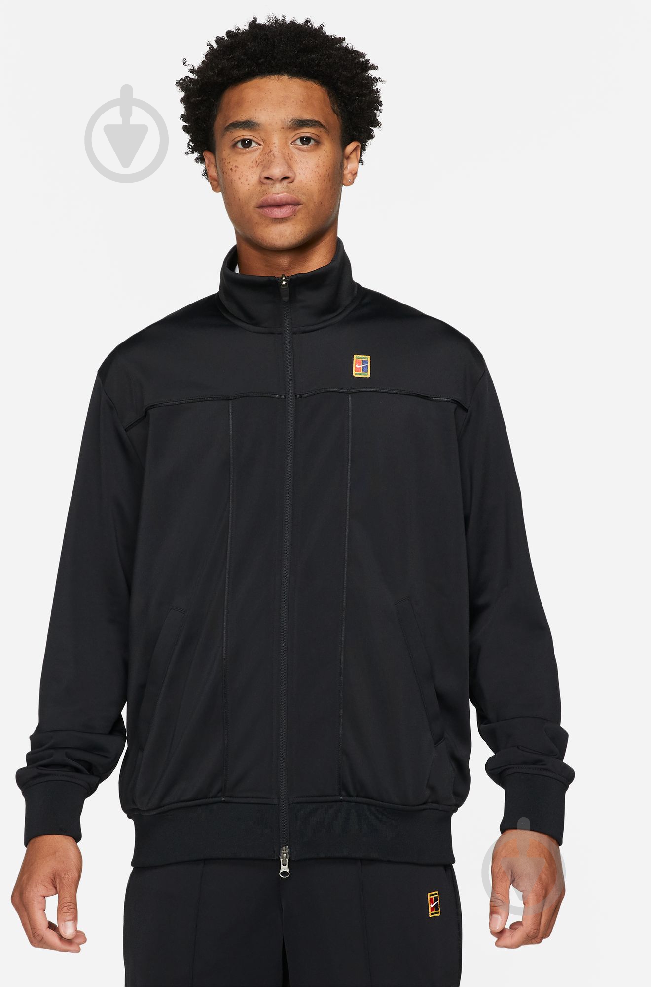 Джемпер Nike M NKCT HERITAGE SUIT JKT DC0620-010 р.S черный - фото 1