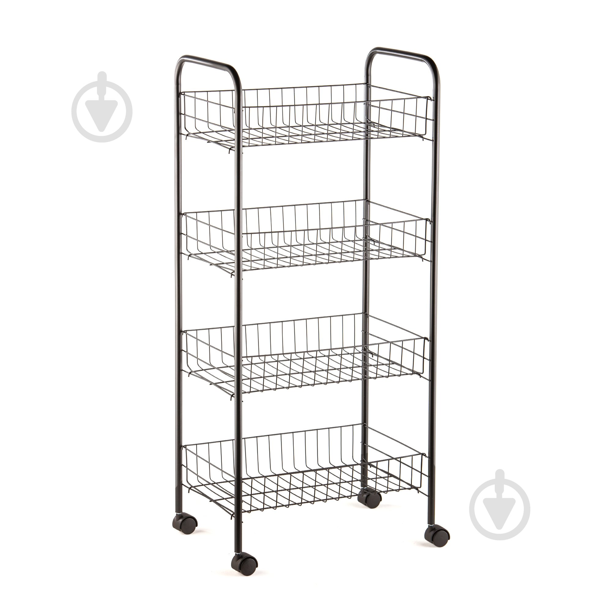 Етажерка Fabrika BEST 860х380х260 мм чорний (FK0197) - фото 1