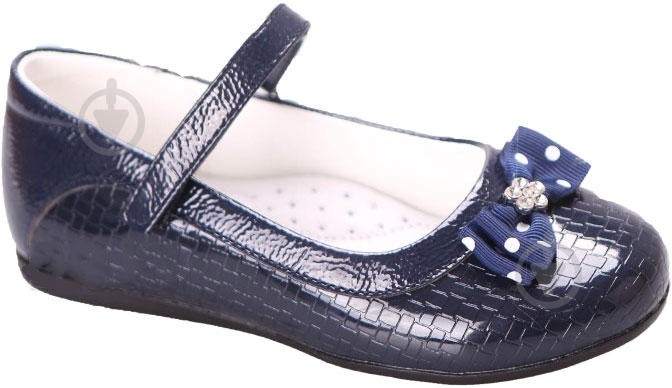 Туфли для девочки ТОМ.М р.26 синий 3621Е - фото 1 Туфли для девочки ТОМ.М р.26 синий 3621Е - фото 1