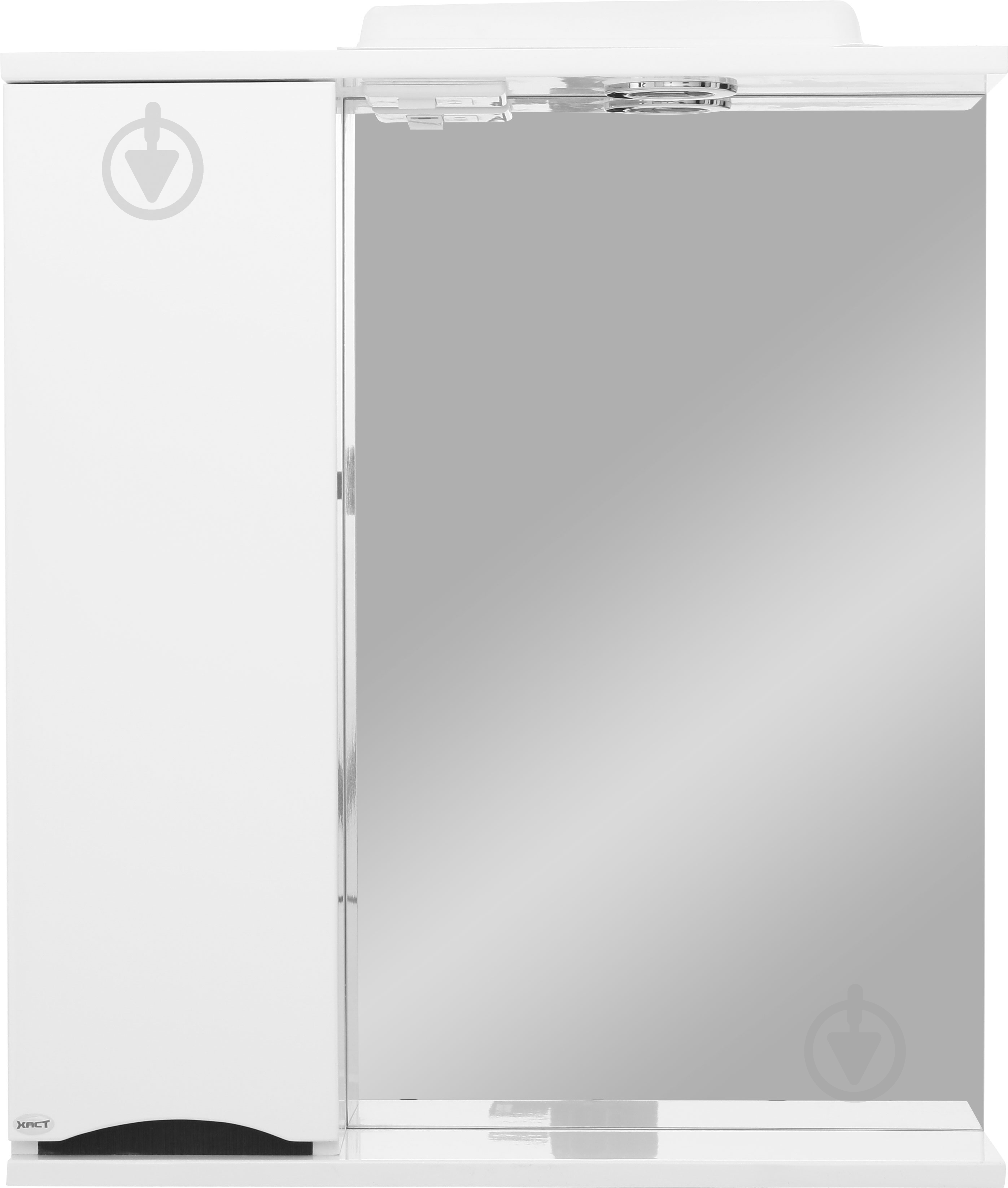 Зеркало со шкафчиком ХАСТ Мадрид 60 шкафчик слева - фото 1