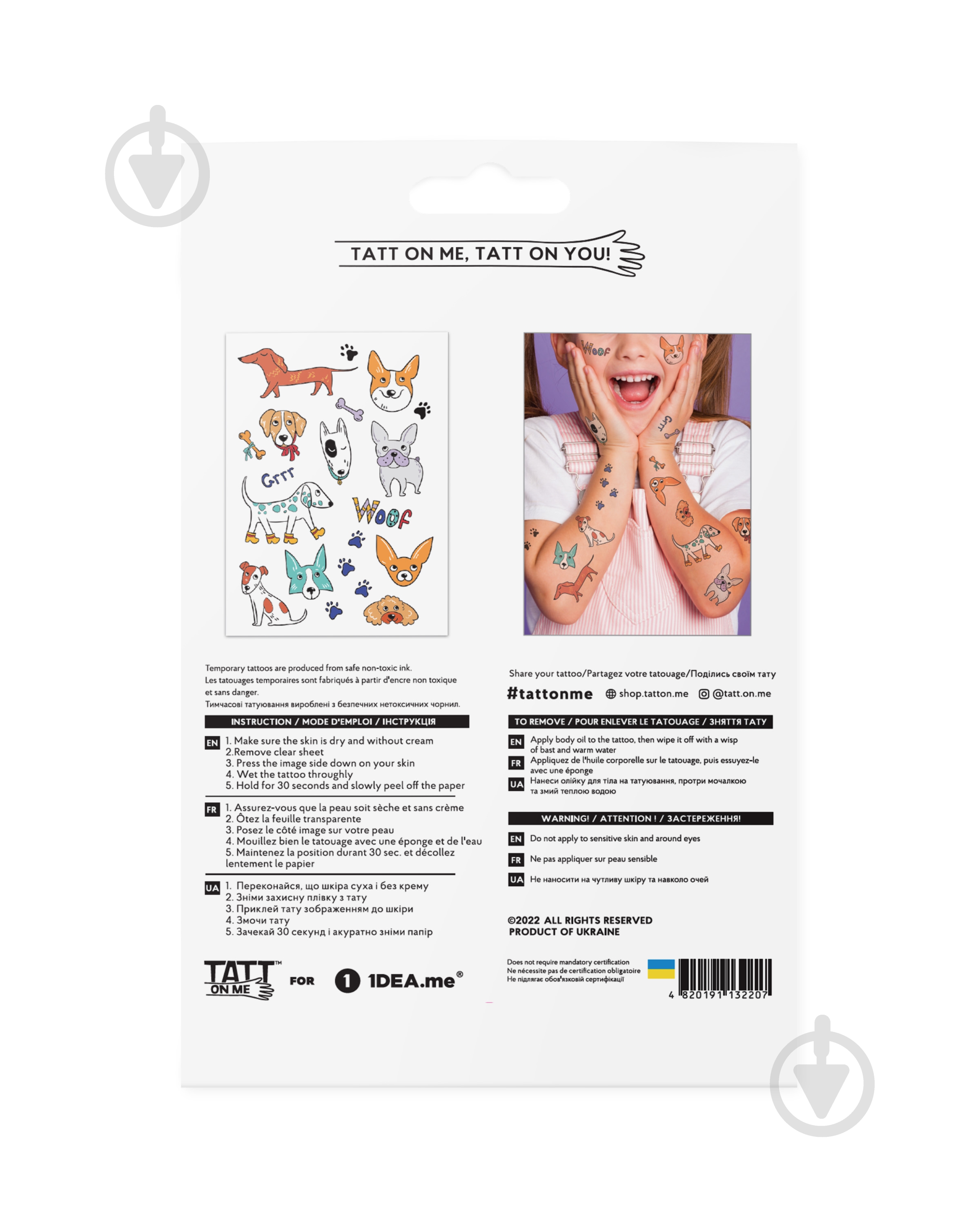 Временная татуировка TATTon.me TMDogs - фото 3 Временная татуировка TATTon.me TMDogs - фото 3