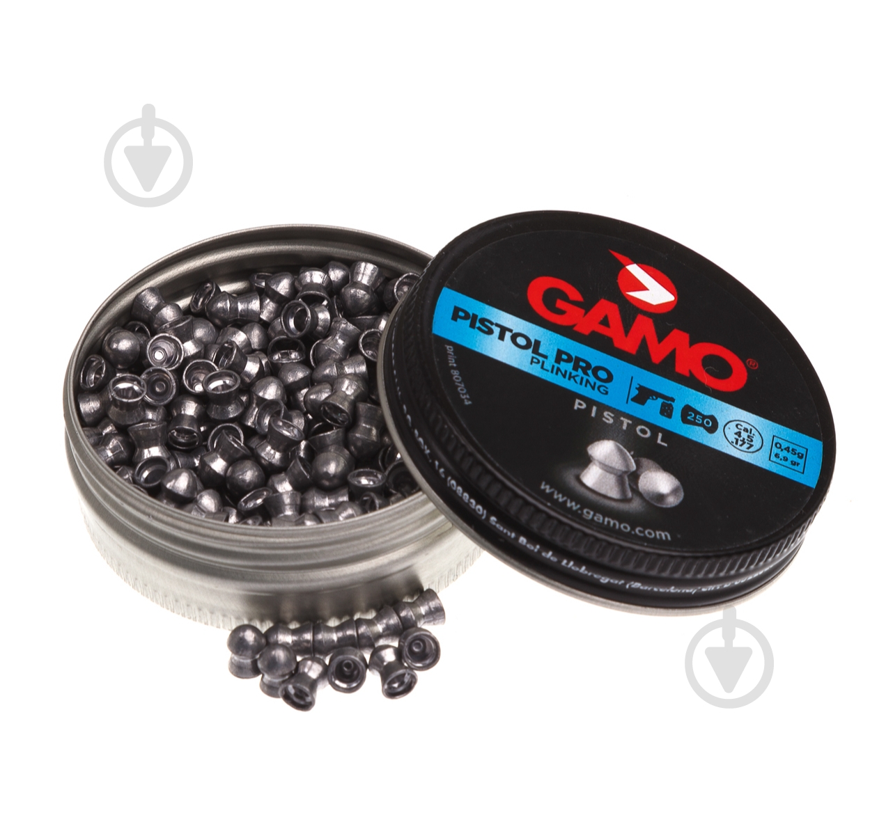 Кульки пневматичні Gamo Master Pro-Metal кал.4,5 мм 250 шт. 6321750 - фото 1 Кульки пневматичні Gamo Master Pro-Metal кал.4,5 мм 250 шт. 6321750 - фото 1