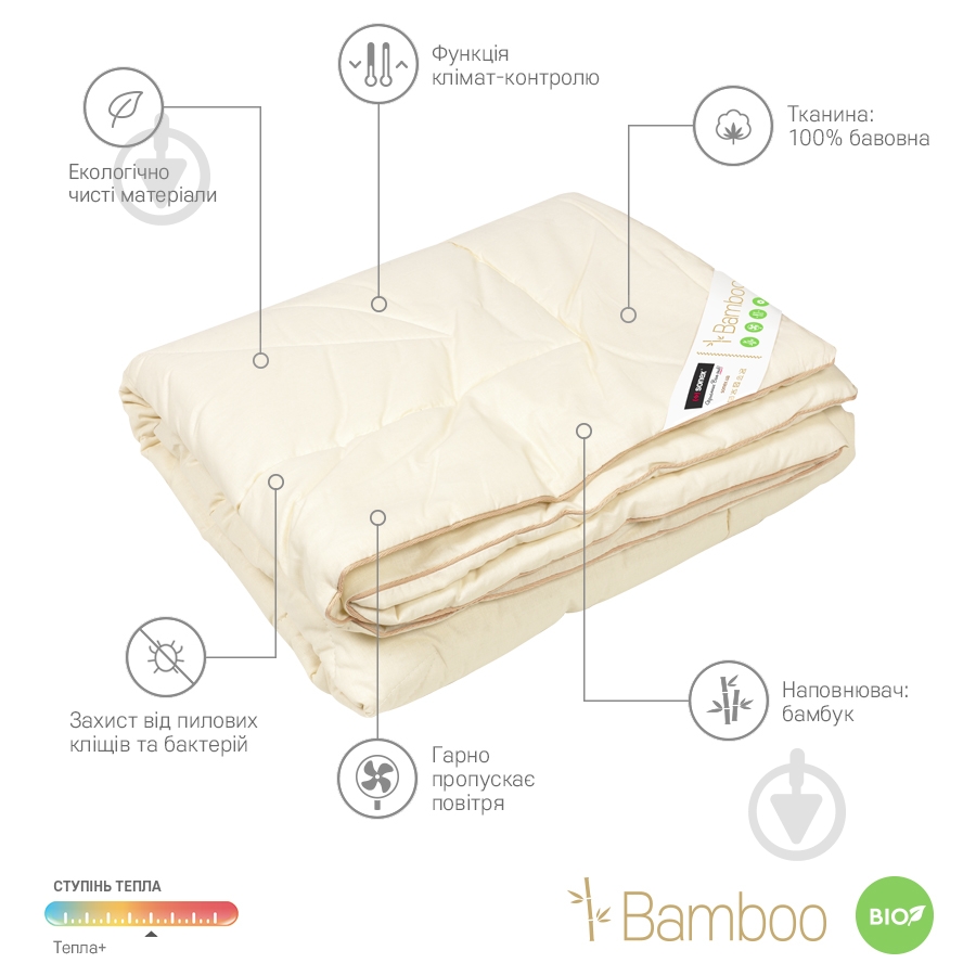 Одеяло Bamboo 172x205 см Sonex - фото 5 Одеяло Bamboo 172x205 см Sonex - фото 5