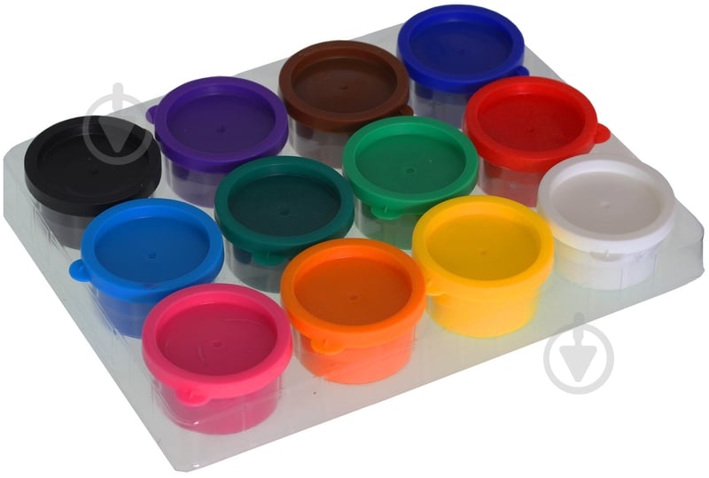 Набор пальчиковых красок 12 цветов 360 мл 7638 CLASS - фото 2